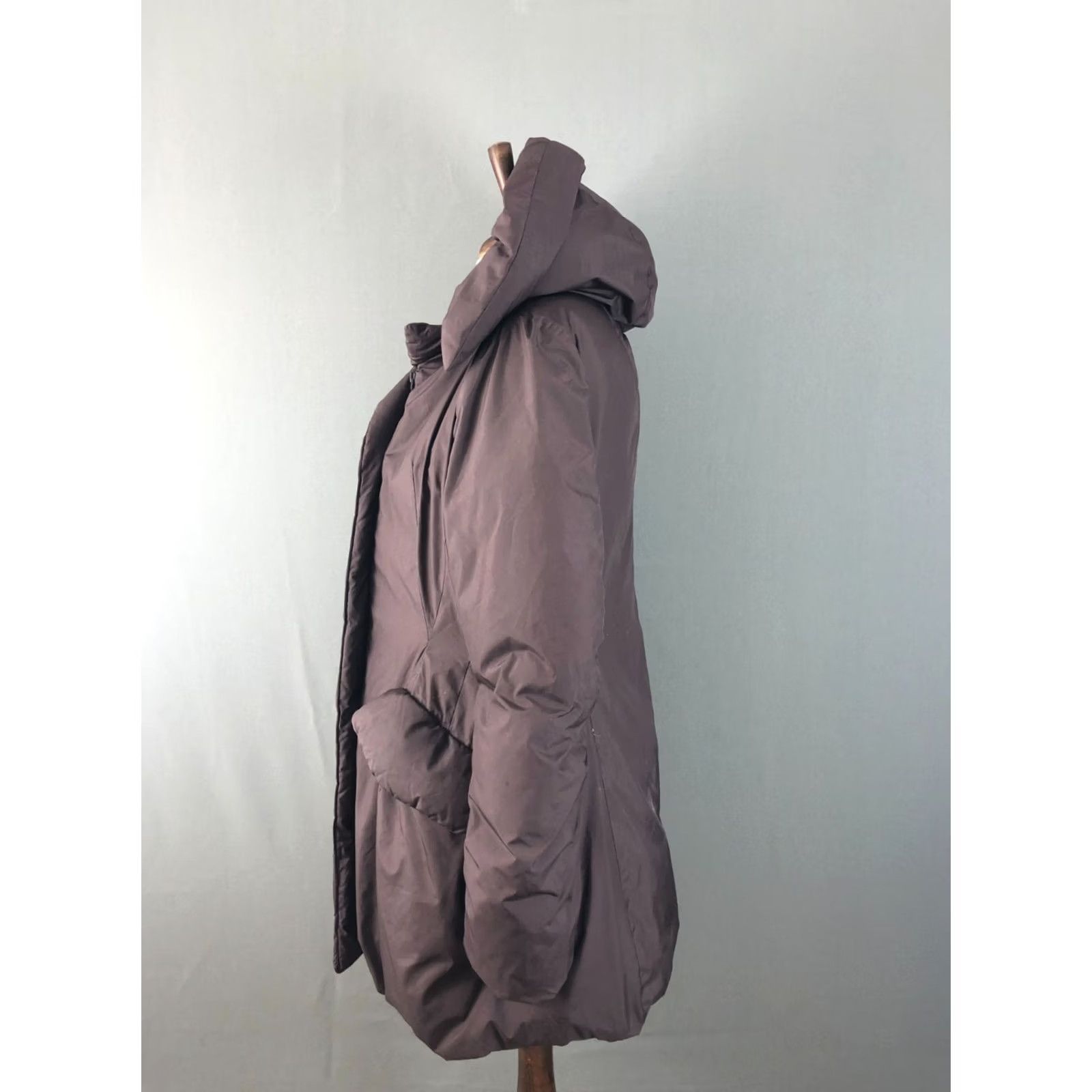 Jil Sander Jil Sander x Uniclo Puffer Jacket Womens Size L Brown Hooded Full Zip Short-Length Size L / US 10 / IT 46 - 2 Thumbnail