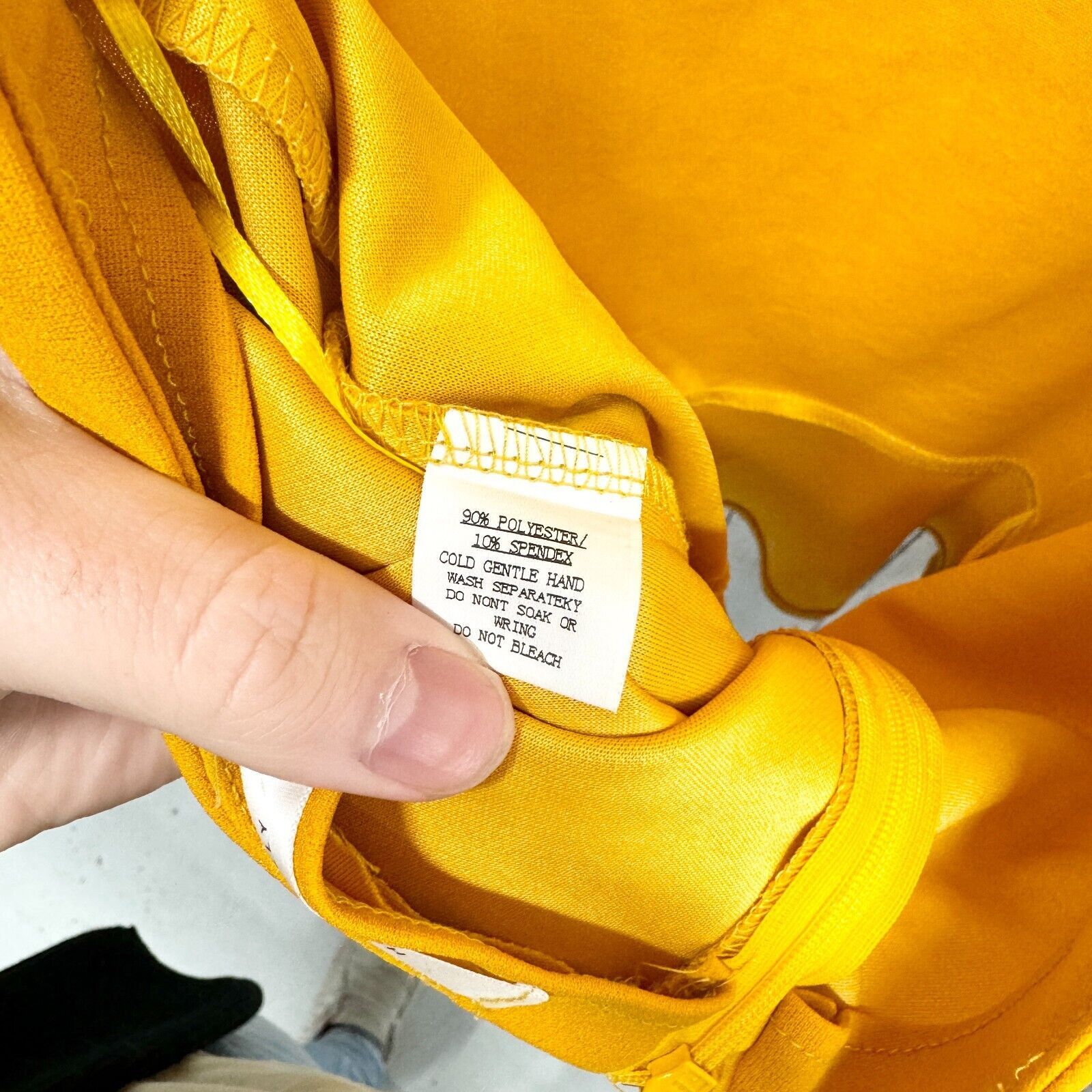 Other Hello Molly M Mustard Yellow Ruffled Open Back Mini Dress Size M / US 6-8 / IT 42-44 - 4 Thumbnail