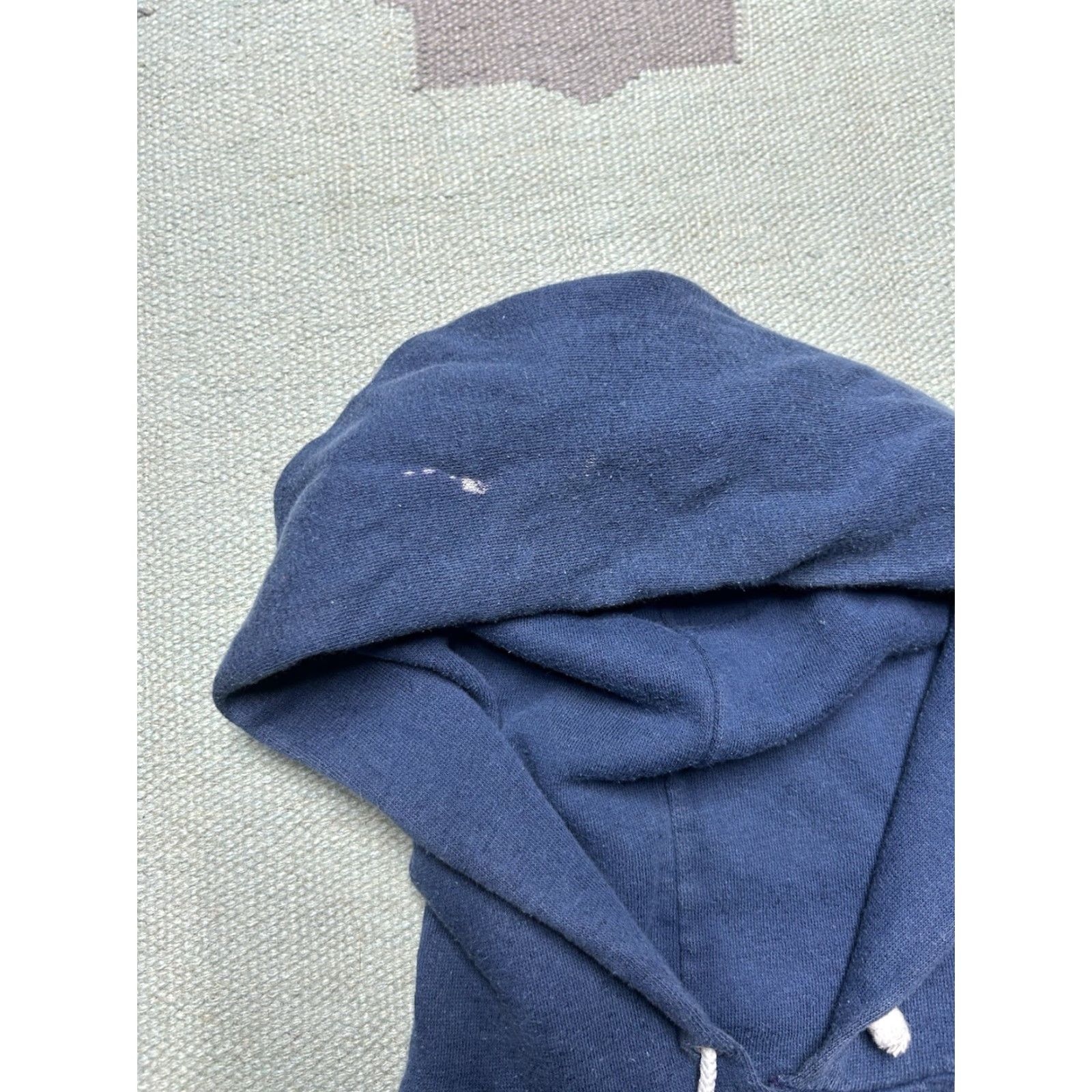 Sears VINTAGE 70s pullover hoodie sweatshirt gussets Sears adult XL Navy blue Hoodie Men XL Pullover 70s Vintage Navy Sears Mens XL Size US XL / EU 56 / 4 - 5 Thumbnail