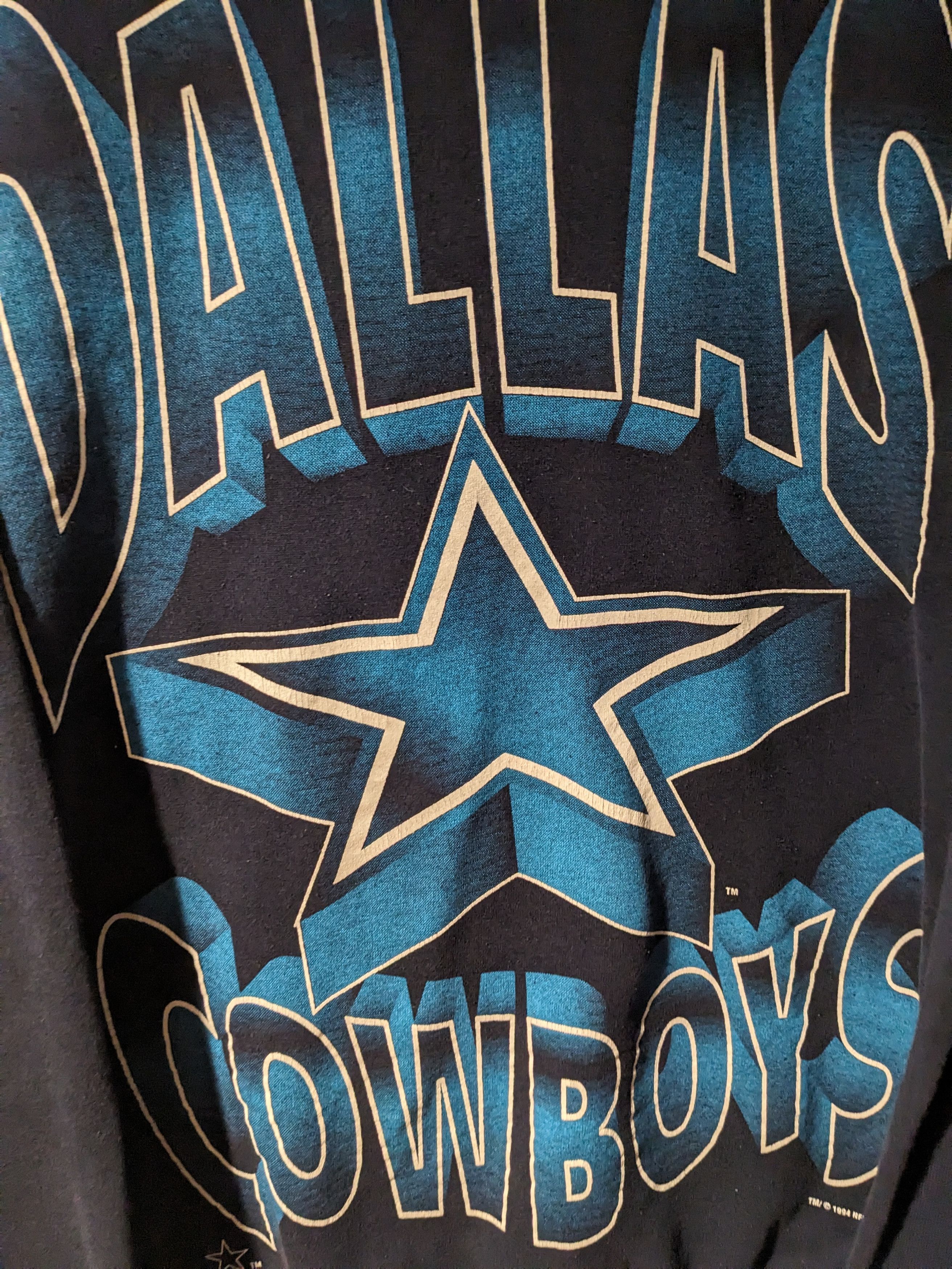 NFL × Vintage Vintage 1994 Dallas Cowboys NFL Football Nutmeg Sweatshirt Size US XL / EU 56 / 4 - 2 Thumbnail