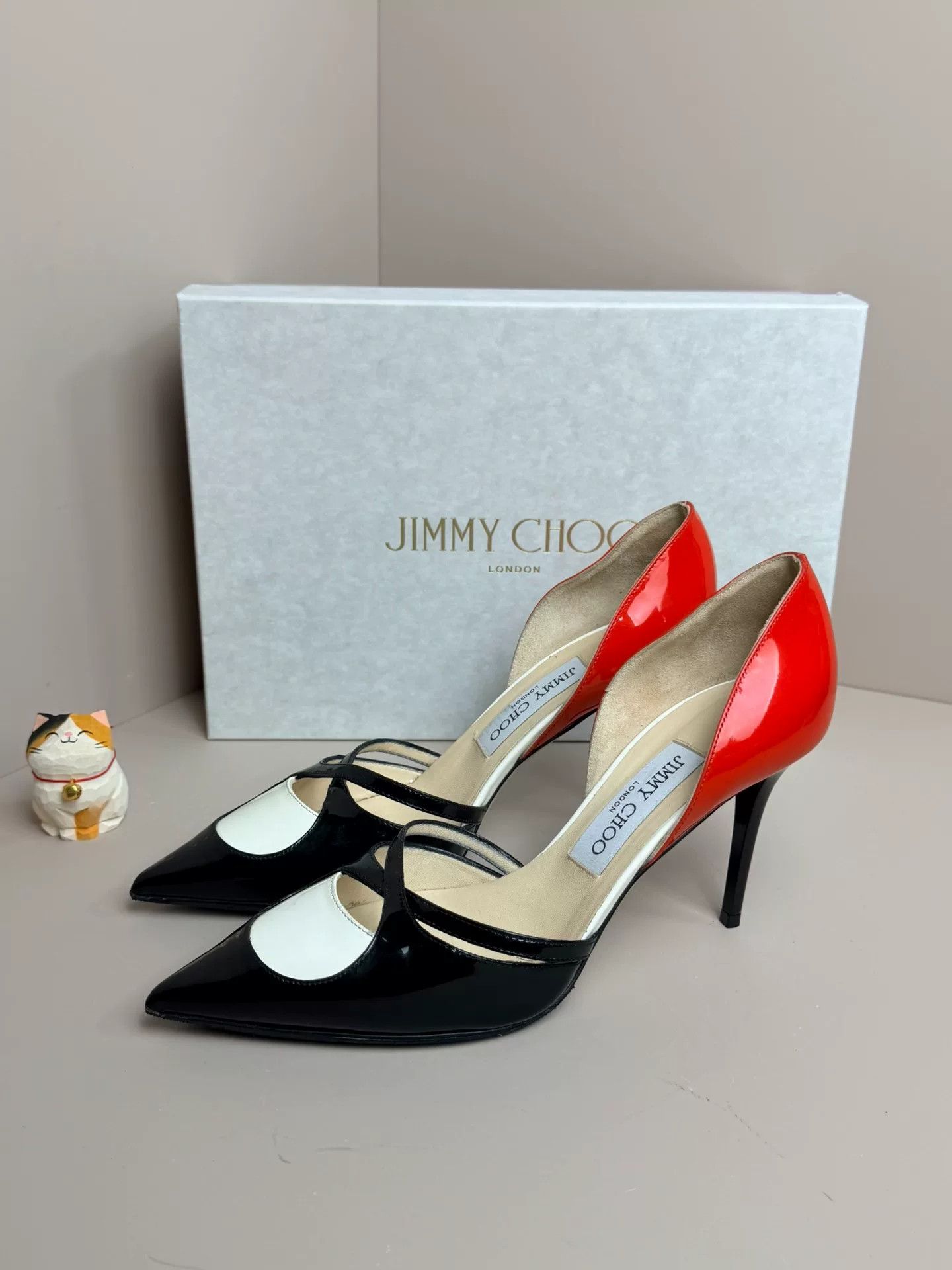 Jimmy Choo Jimmy Choo Patent Black Lowtop Sneakers us_7-5 Women Size US 7.5 / IT 37.5 - 1 Thumbnail