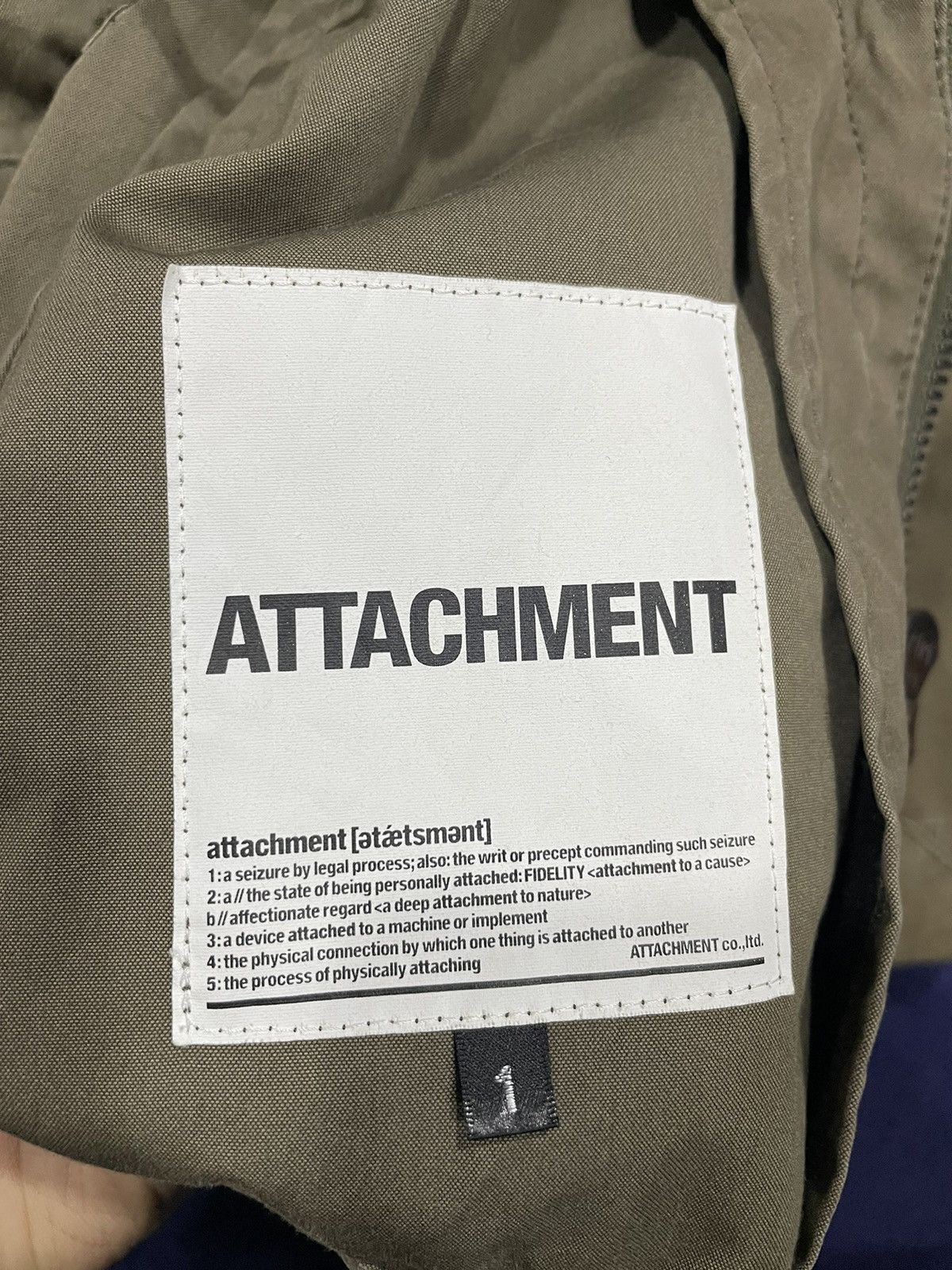 Attachment × Japanese Brand × Kazuyuki Kumagai Attachment Kazuyuki Kumagai Attachment Parka Hoodie Size S / US 4 / IT 40 - 5 Thumbnail