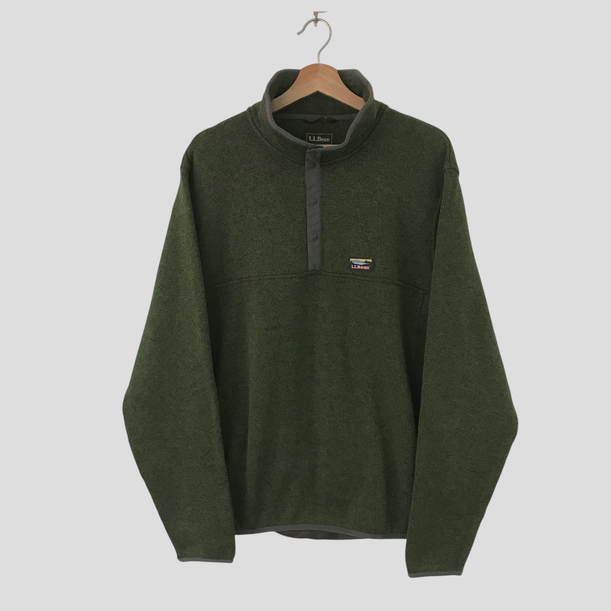 L.L. Bean vintage green sweatshirt LL.Bean - 567 Size US XL / EU 56 / 4 - 1 Thumbnail