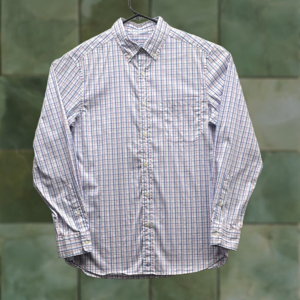 Vineyard Vines Vineyard Vines OTG Shirt Mens Small On The Go Brr Pink Tattersall Performance Size US S / EU 44-46 / 1 - 1 Thumbnail