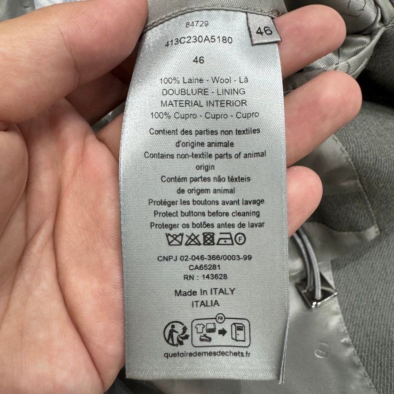 Dior Dior Gray wool suit 2502-Nextarrow Size 46R - 5 Thumbnail