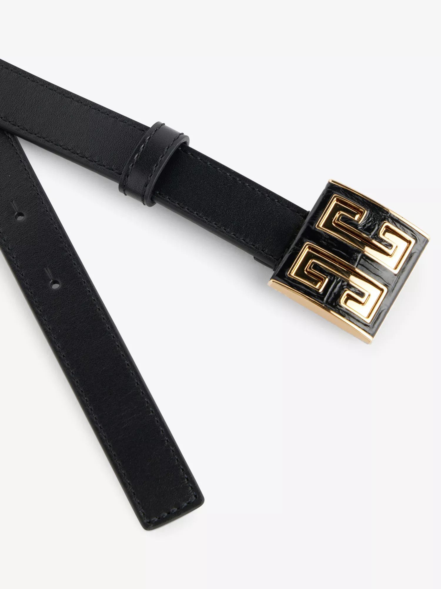 Givenchy o1srvl11e0325 Size: OS / Skinny Belt in Black Size ONE SIZE - 2 Thumbnail
