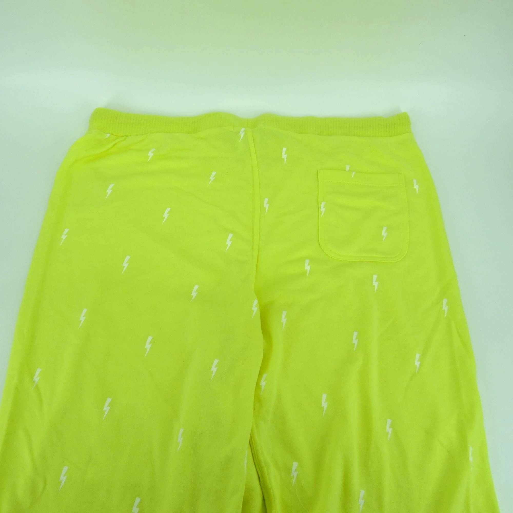 Other Theo & Spence 2X Neon Yellow Lounge Pants Lightning Print NW Size 42" / US 20 - 5 Thumbnail