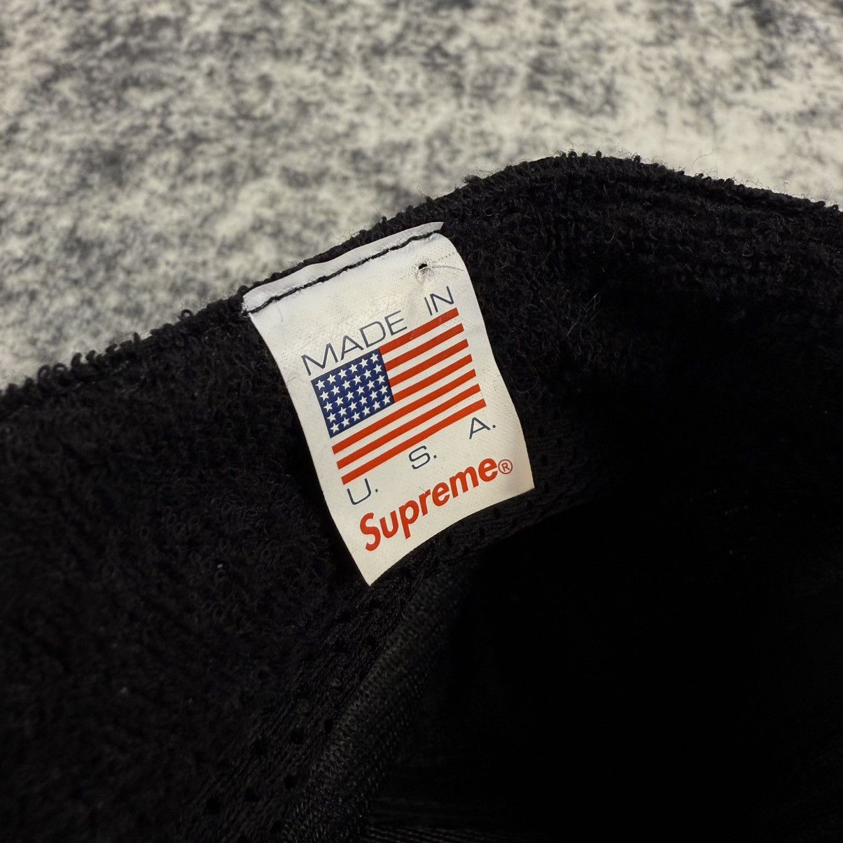 Supreme Supreme Fleece Mesh Side Camp ‘Black’ Cap Size ONE SIZE - 5 Thumbnail