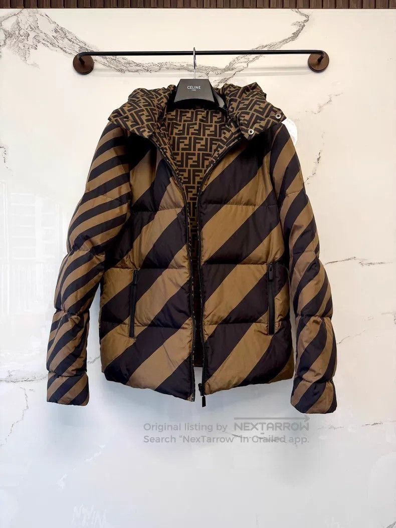 Fendi Fendi Double-sided down jacket with old flower print Size M / US 6-8 / IT 42-44 - 3 Thumbnail