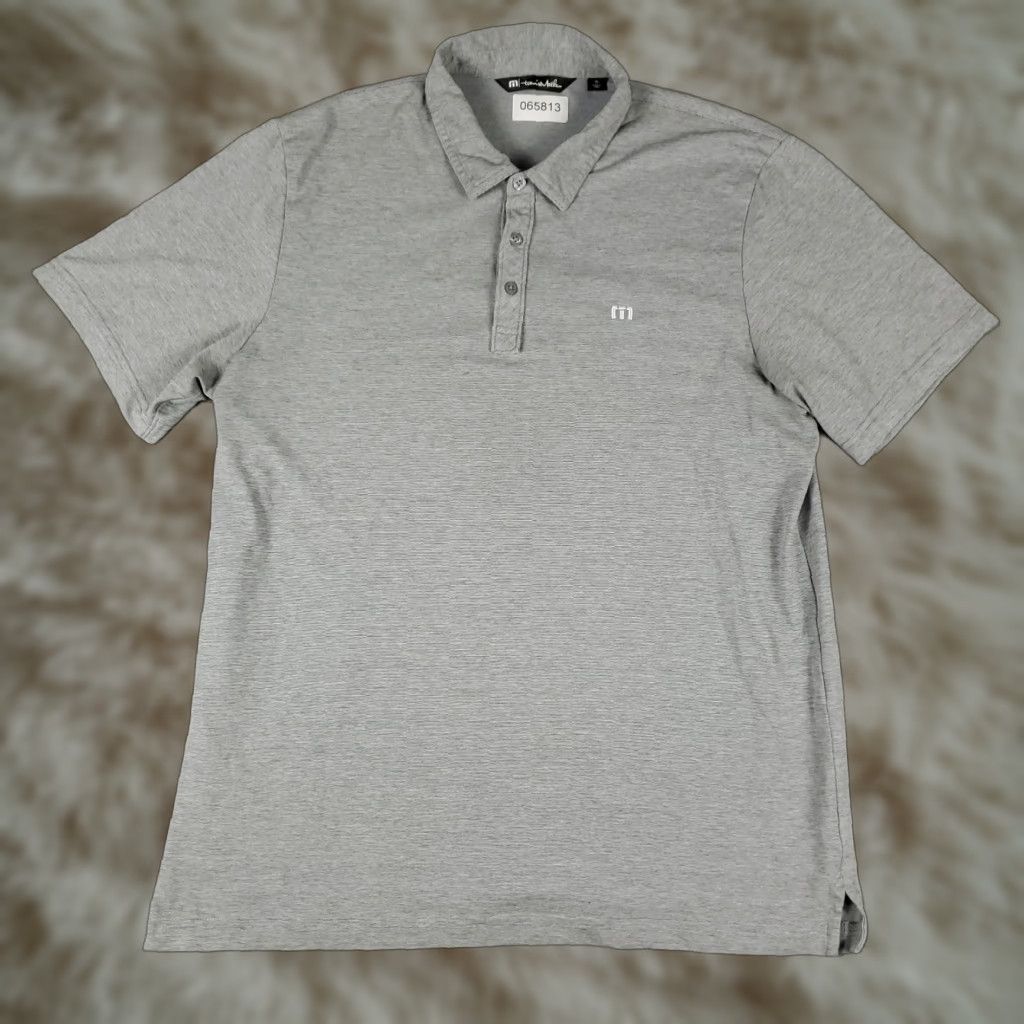 TravisMathew Travis Mathew Polo Shirt Mens XL Gray Golf Casual Short Sleeve Shirt Size US XL / EU 56 / 4 - 1 Thumbnail