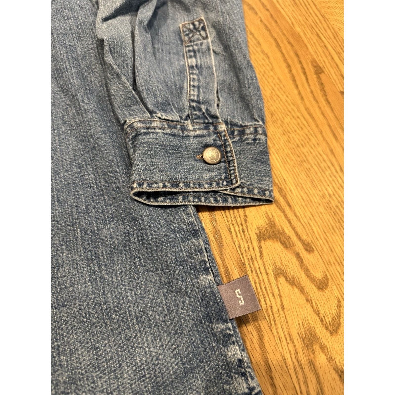 Levi's VINTAGE Levi's Denim Cargo Pocket Button Shirt Fits Mens 2XL Blue Jeans Shirt Levis Vtg Regular Long Sleeve Button-Up Collared Size US XXL / EU 58 / 5 - 3 Thumbnail