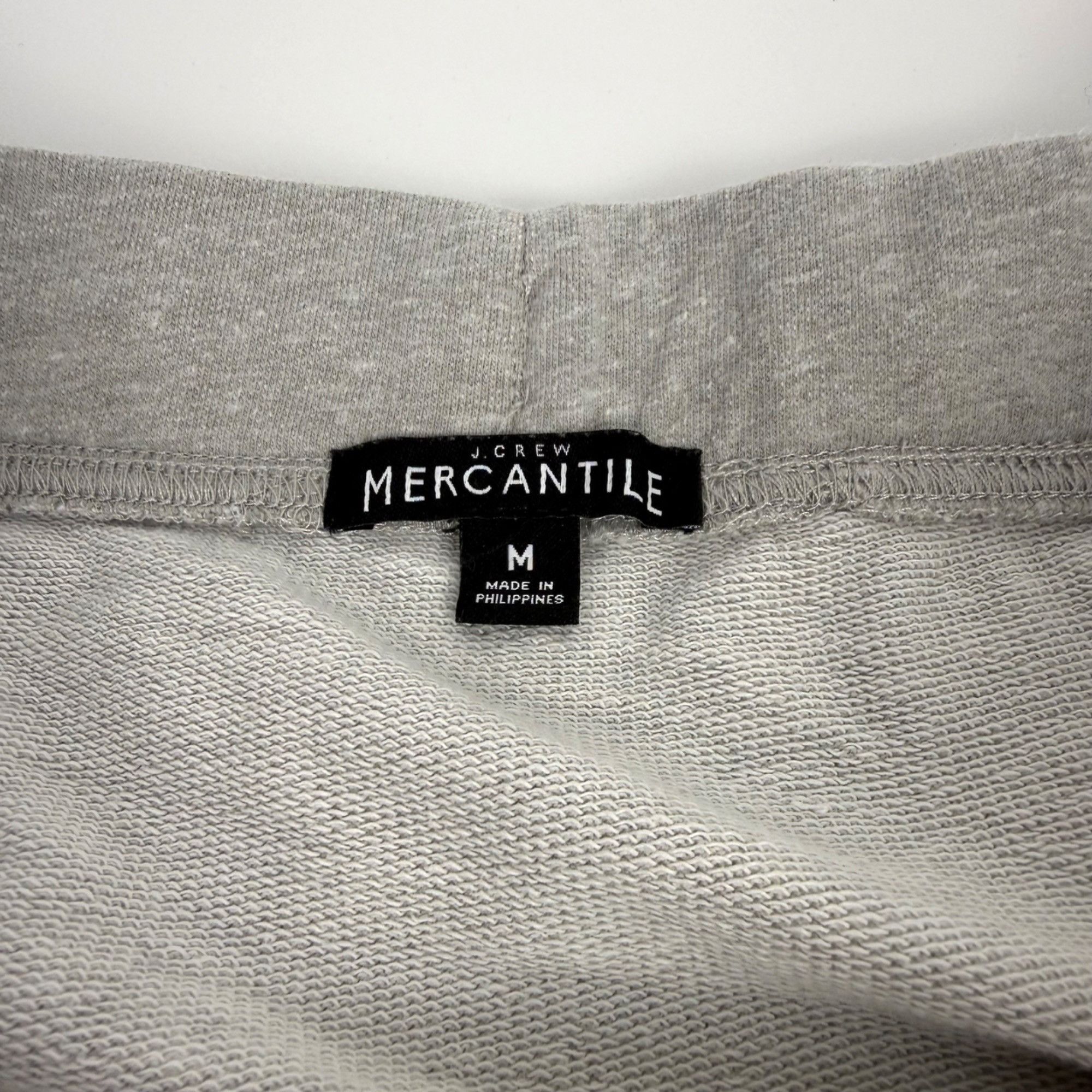 J.Crew J. Crew Mercantile Gray Jersey-Knit Mini Skirt Drawstring Wa Size 32" / US 10 / IT 46 - 2 Thumbnail