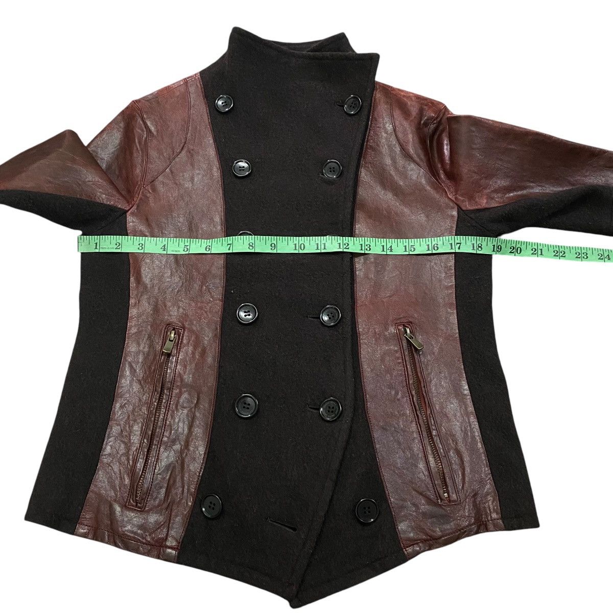 Johnbull × Leather × Vintage Vintage Johnbull Simple Leather Jacket Button M Size Size US M / EU 48-50 / 2 - 12 Thumbnail