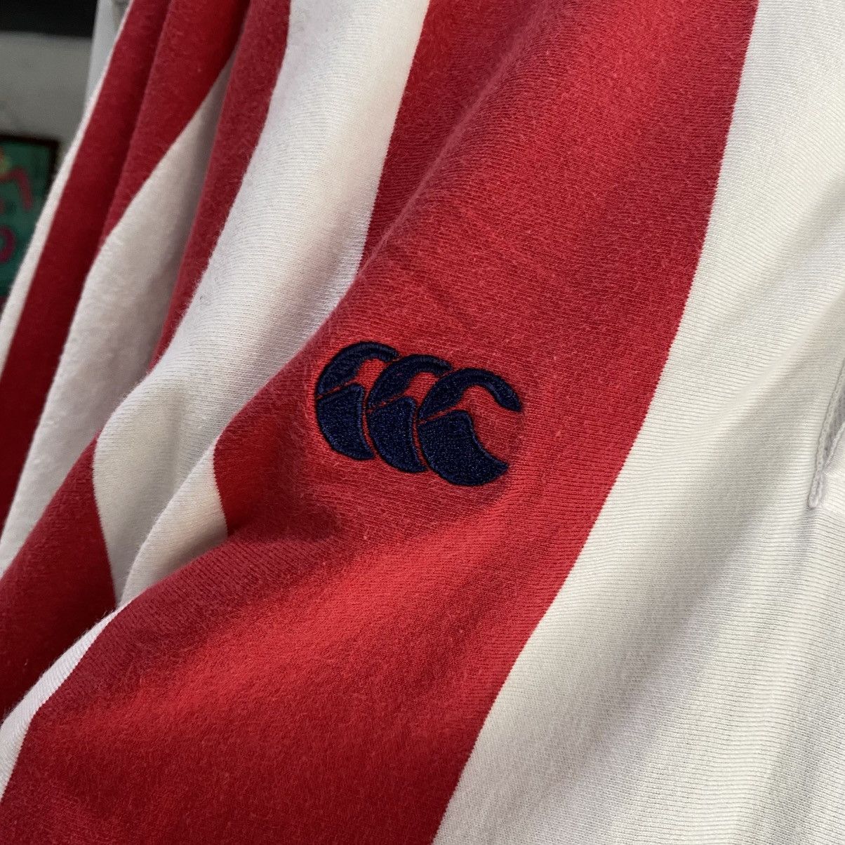 Canterbury of New Zealand × Vintage VERY RARE VINTAGE Canterbury USA Flag Rugby Polo Shirts Size US XXL / EU 58 / 5 - 5 Thumbnail