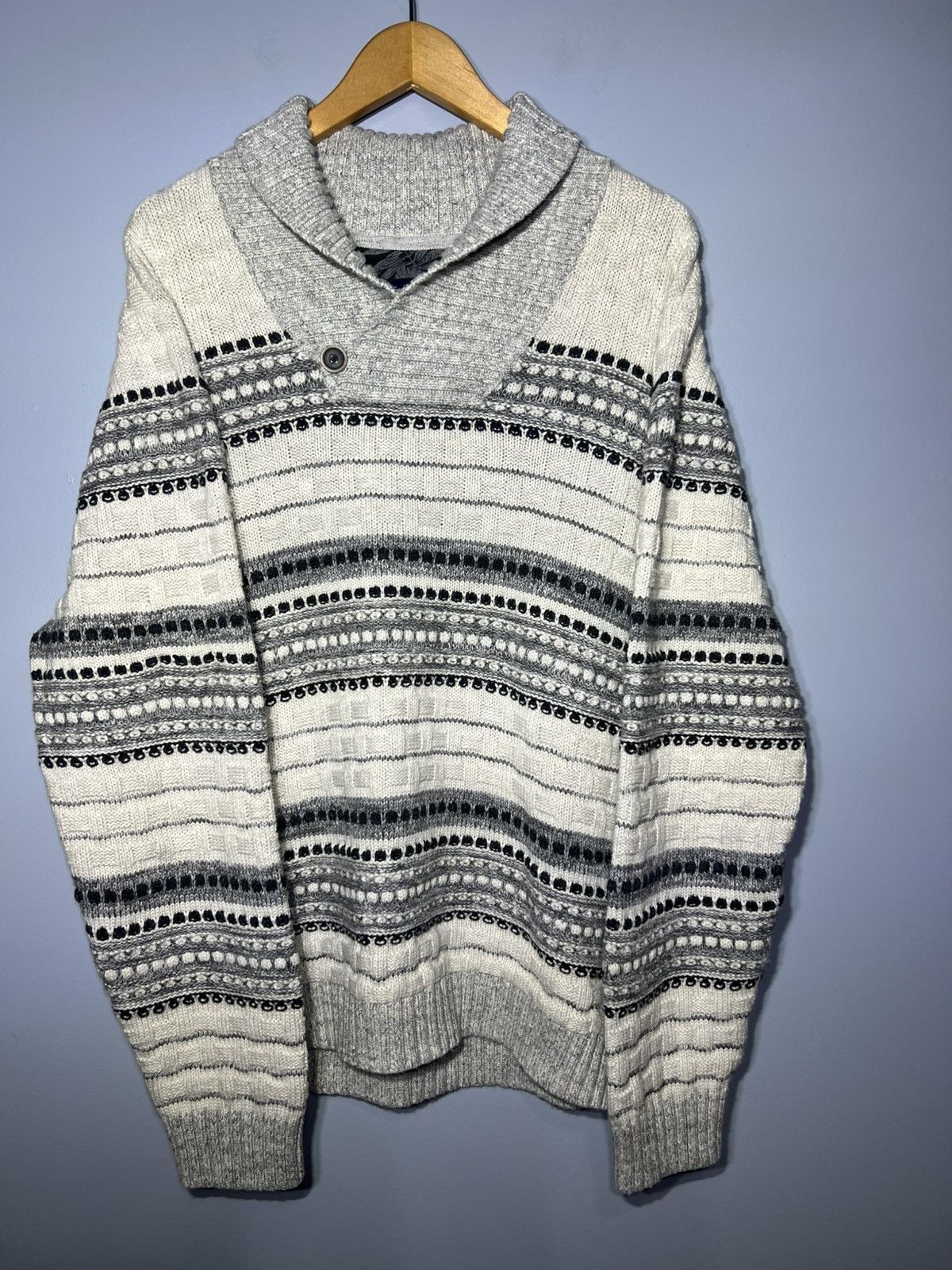 Tommy Hilfiger Tommy Bahama Cowl Neck Sweater Sz XL Pullover Wool Blend Size US XL / EU 56 / 4 - 2 Thumbnail