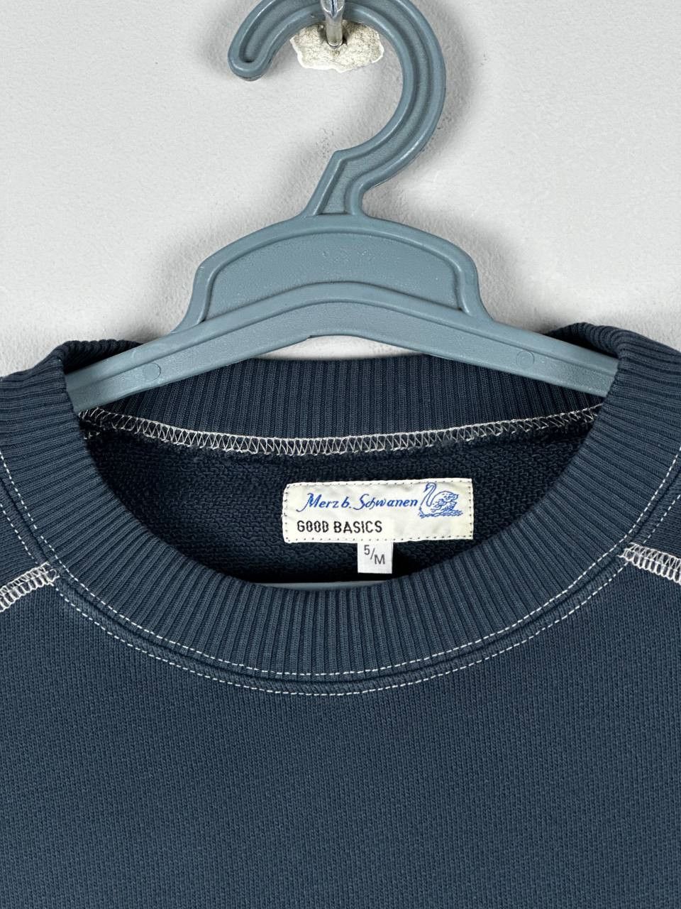 Merz B. Schwanen Merz b Schwanen Mens Cotton Regaln Sleeve Sweatshirt Size US M / EU 48-50 / 2 - 4 Thumbnail