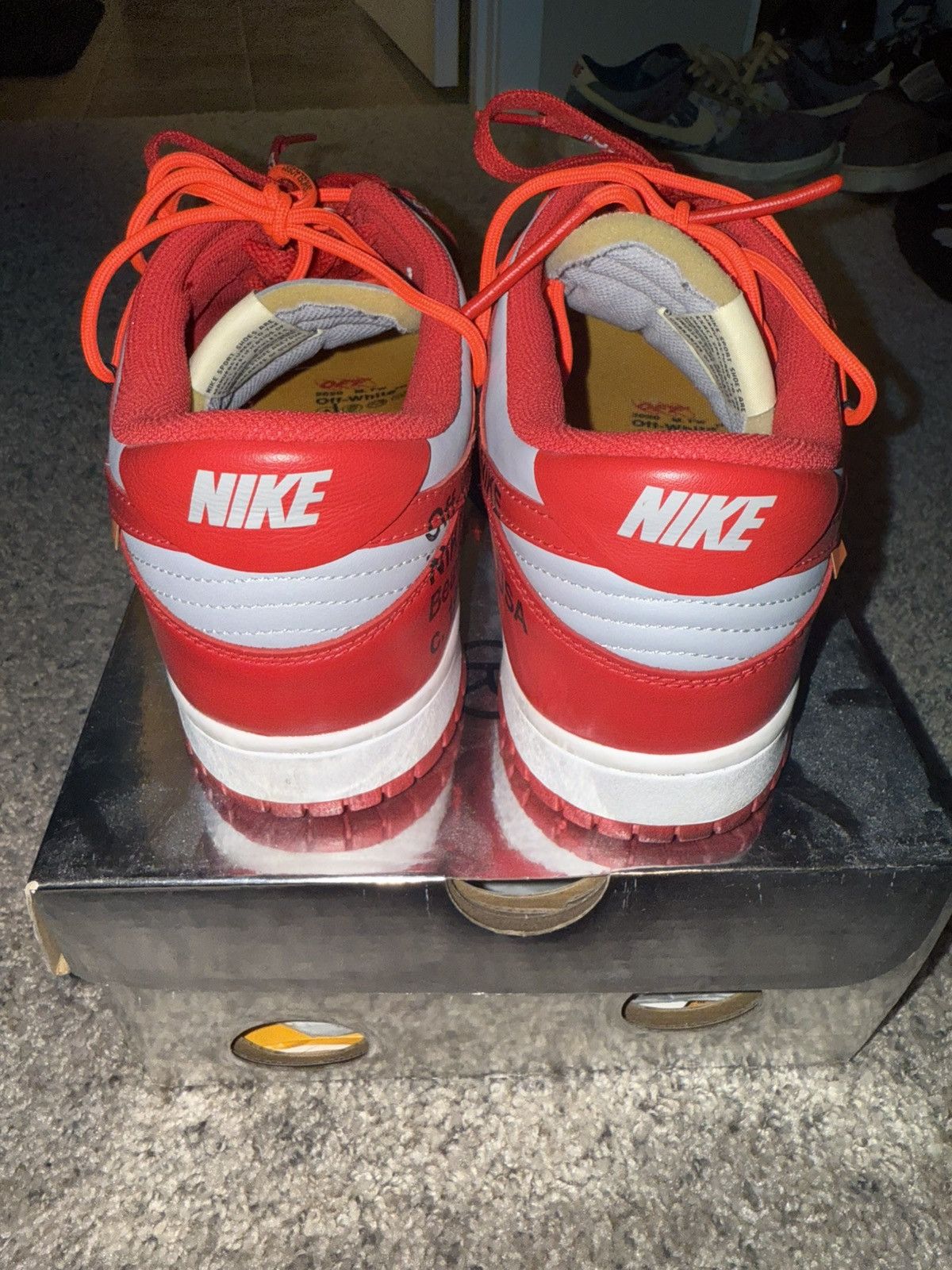 Nike × Off-White OFF WHITE NIKE DUNK UNLV Size US 13 / EU 46 - 4 Thumbnail