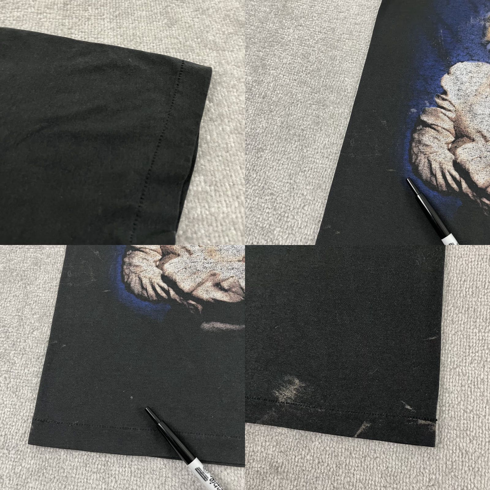 Fruit Of The Loom VTG George & Tammy Shirt Men Large Black 1995 Look What They Started 90s Country Graphic Print T-Shirt Mens Size US L / EU 52-54 / 3 - 8 Thumbnail