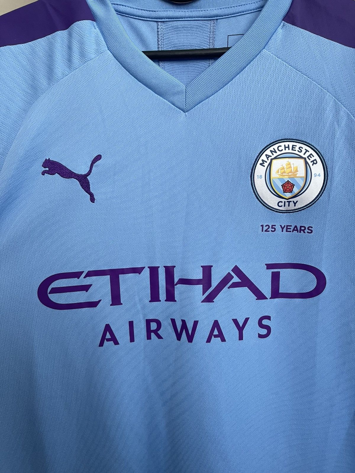 Puma 2019/2020 Puma Manchester City Soccer Jersey T-Shirt Tee Size US S / EU 44-46 / 1 - 5 Thumbnail