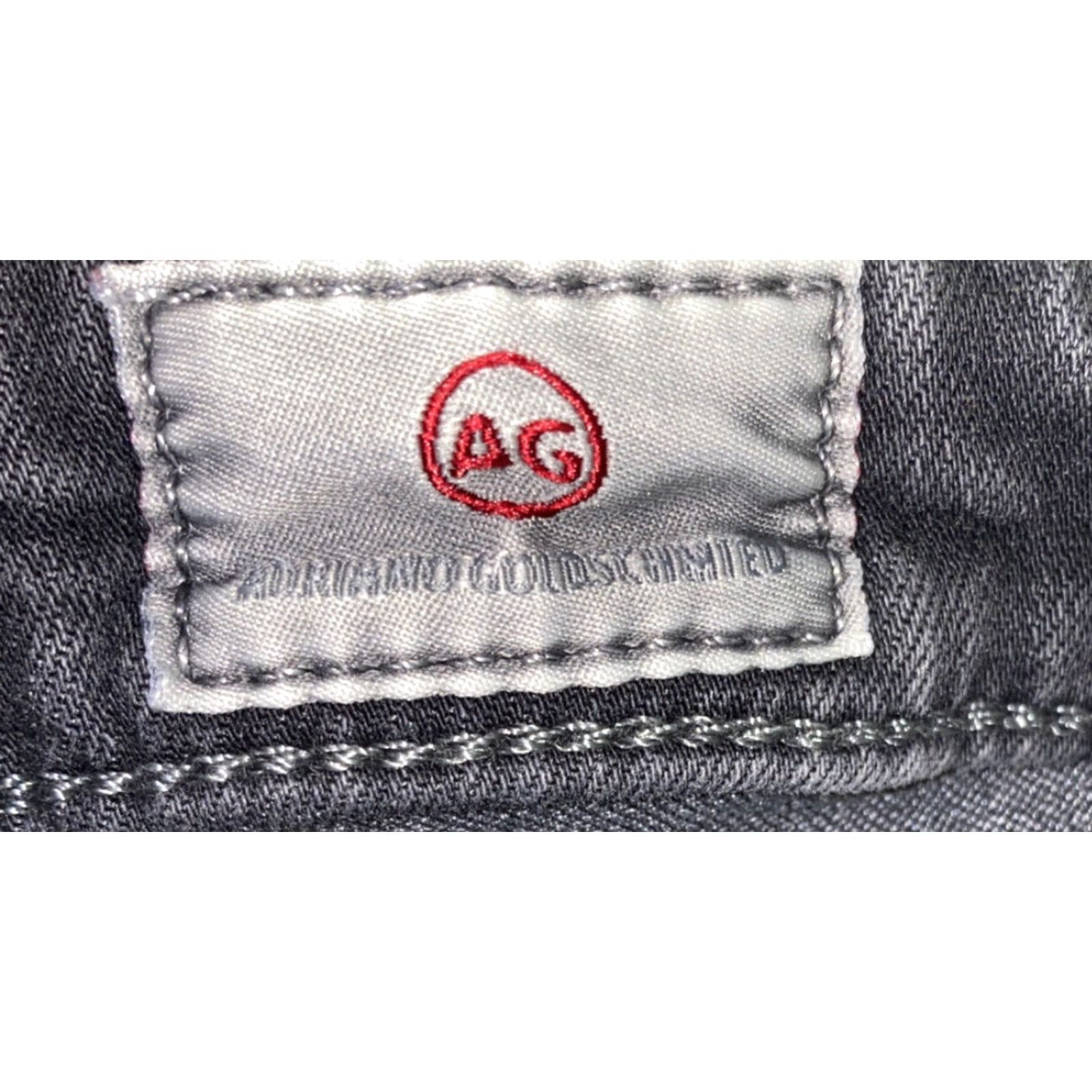 Vintage ADRIANO GOLDSCHMIED THE STILT Cigarette Leg Jeans Womens 26R 26X30 Gray Slim Skinny Jeans X30 Women Size 26" / US 2 / IT 38 - 6 Thumbnail