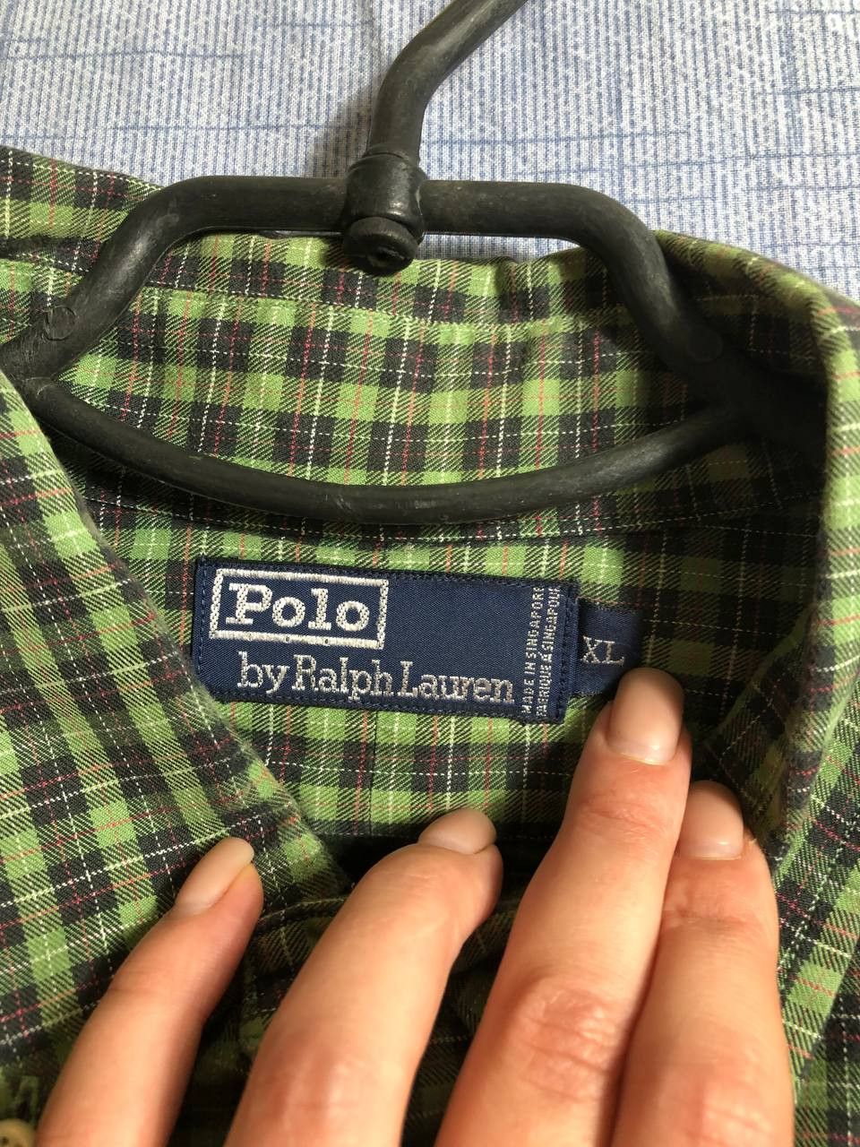 Polo Ralph Lauren × Ralph Lauren × Vintage Vintage POLO RALPH LAUREN Button Up Shirt rare 90s Size US XL / EU 56 / 4 - 2 Thumbnail