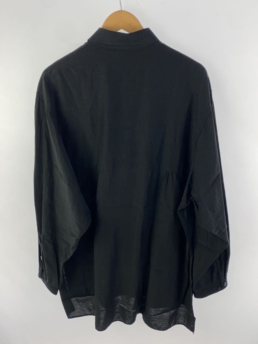 Yohji Yamamoto yohji yamamoto POUR HOMME 17ss/black long sleeve shirt Size US L / EU 52-54 / 3 - 2 Thumbnail
