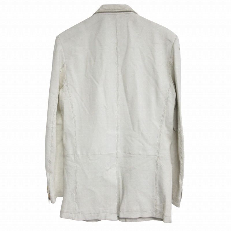 Yohji Yamamoto YOHJI YAMAMOTO POUR HOMME 10AW skin leather jacket Size US M / EU 48-50 / 2 - 2 Thumbnail