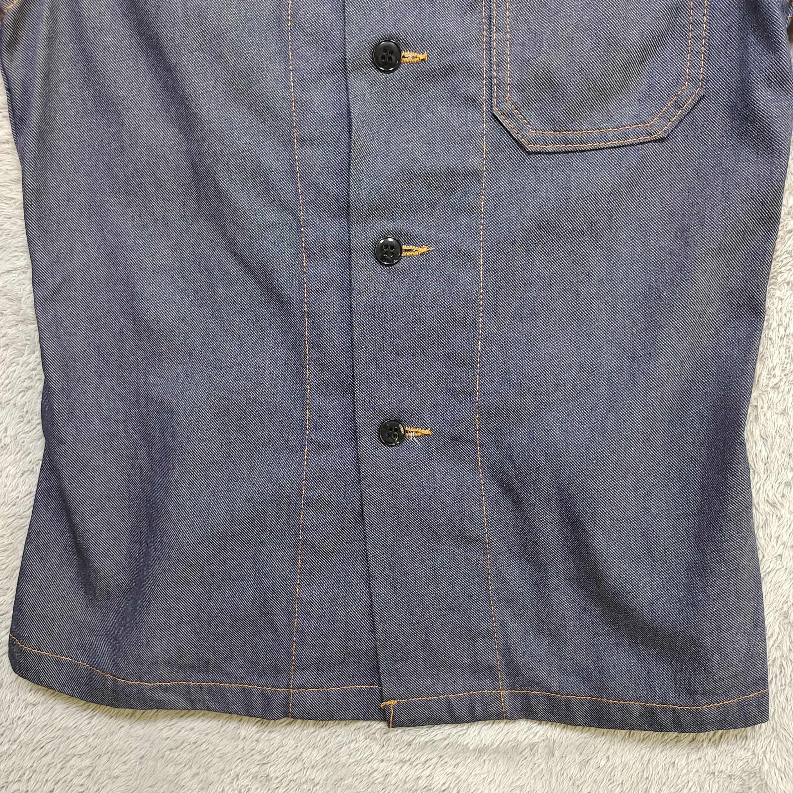 CABANE de ZUCCa ZUCCA Travail Denim Short Sleeve Shirt button up, man/women Size XS / US 0-2 / IT 36-38 - 3 Thumbnail