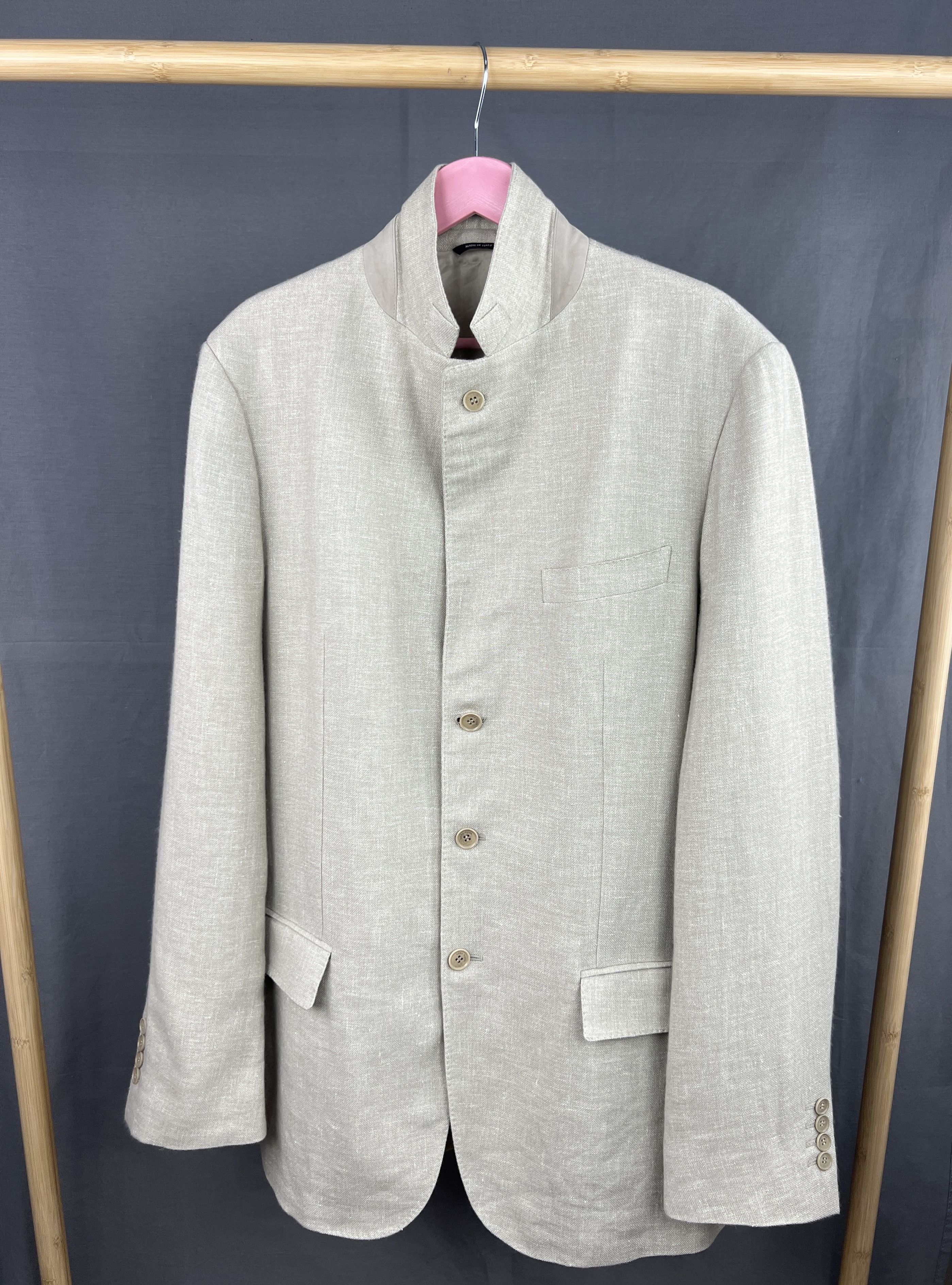 Loro Piana Baby Cashmere Blend Lino Blazer Jacket