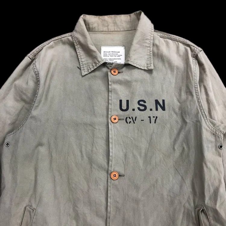 Aspesi Aspesi Blu USN Bunker Hill CV-17 OG Shirt Size US M / EU 48-50 / 2 - 6 Thumbnail