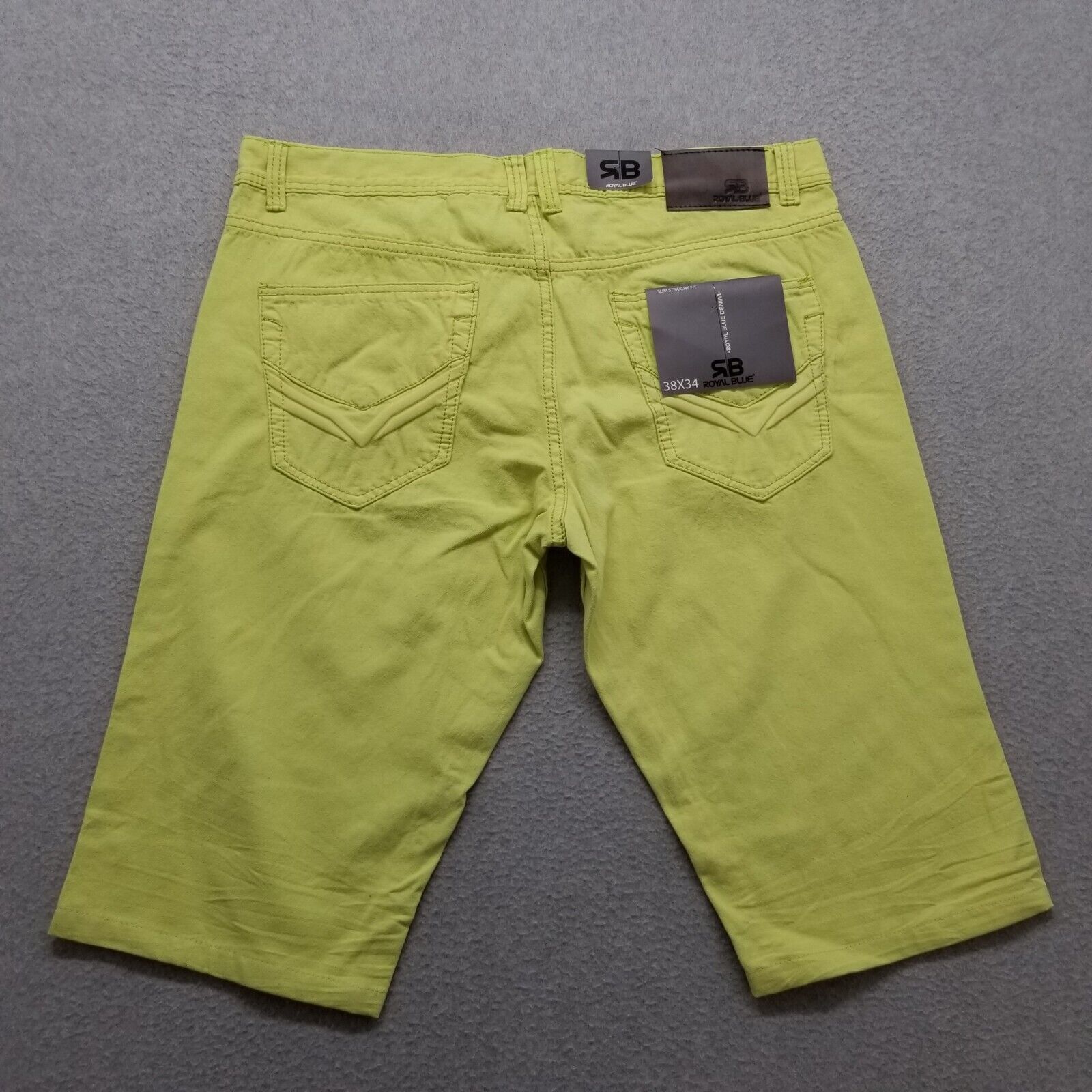 Other Royal Blue Shorts Mens 38 Chino Pockets Casual Cotton Size US 38 / EU 54 - 2 Thumbnail