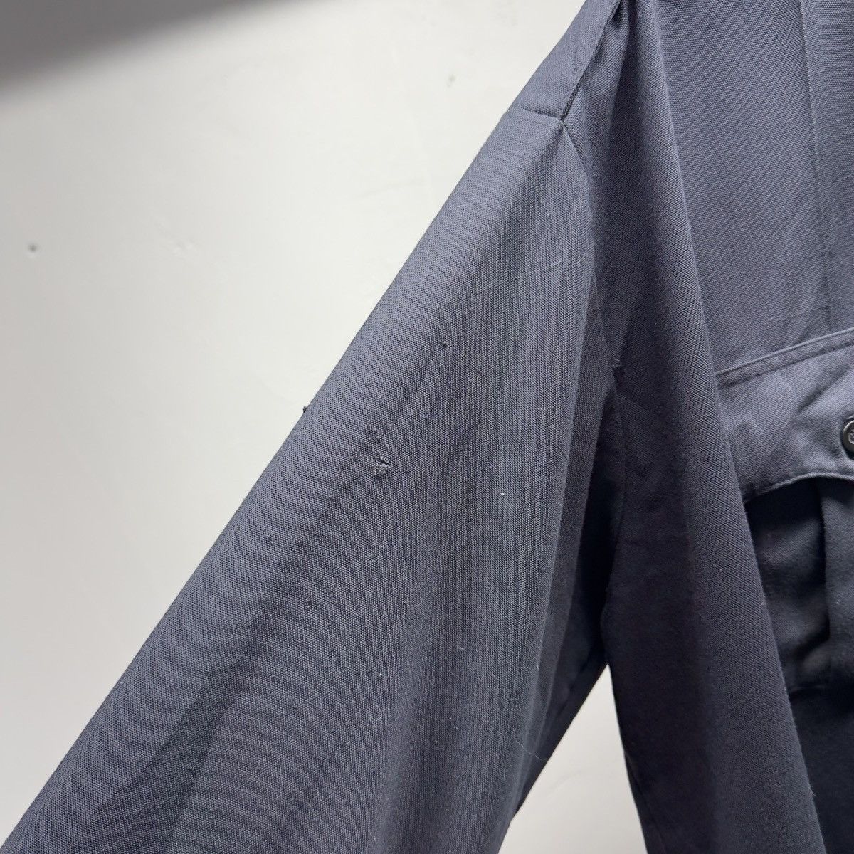 Vintage 70s 80s Faded Thrashed Security Uniform Shirt ERD Grunge Size US XXL / EU 58 / 5 - 8 Thumbnail