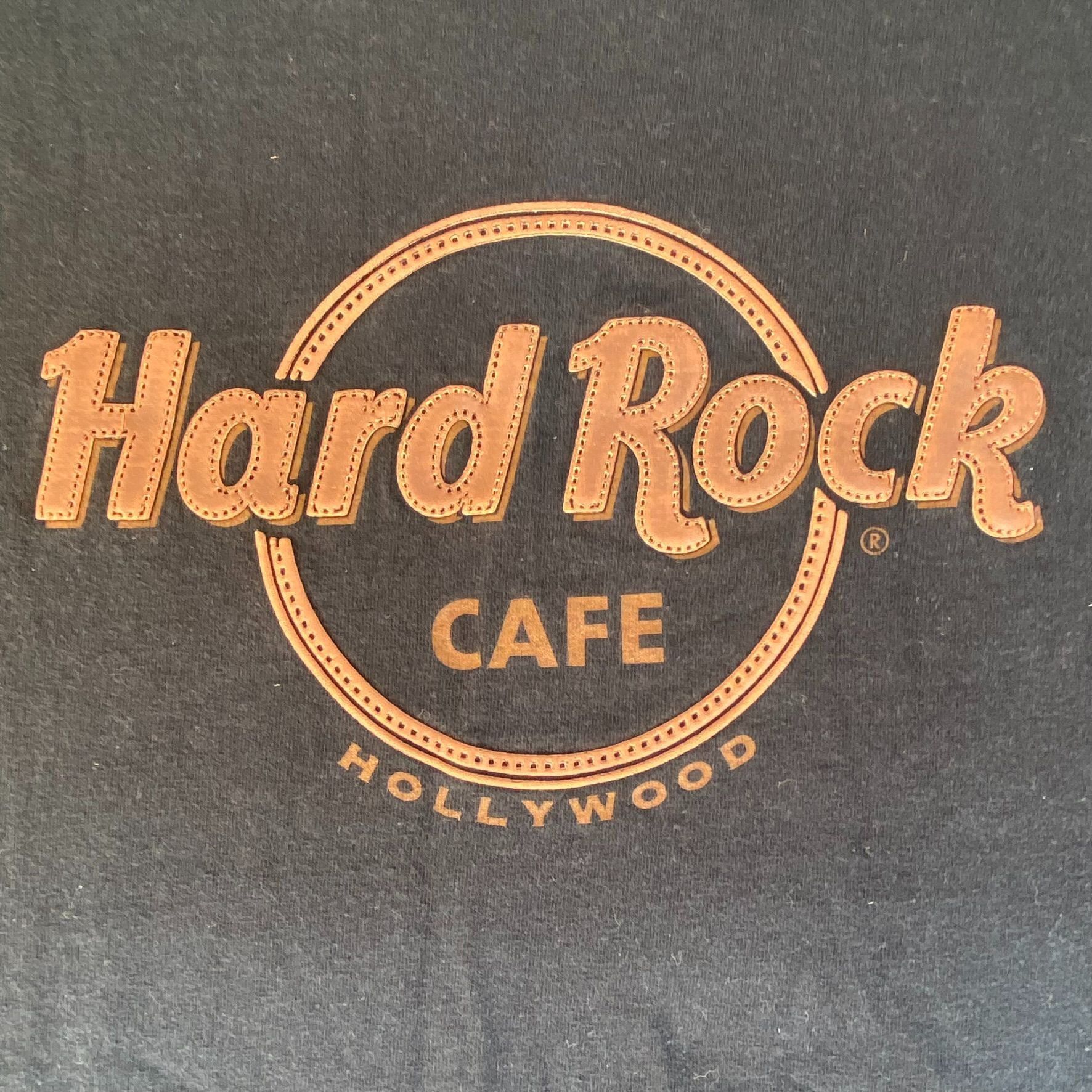 Hard Rock Cafe Vintage Y2K Hard Rock Cafe Shirt Black Hollywood Dot Logo Te Size US L / EU 52-54 / 3 - 3 Thumbnail