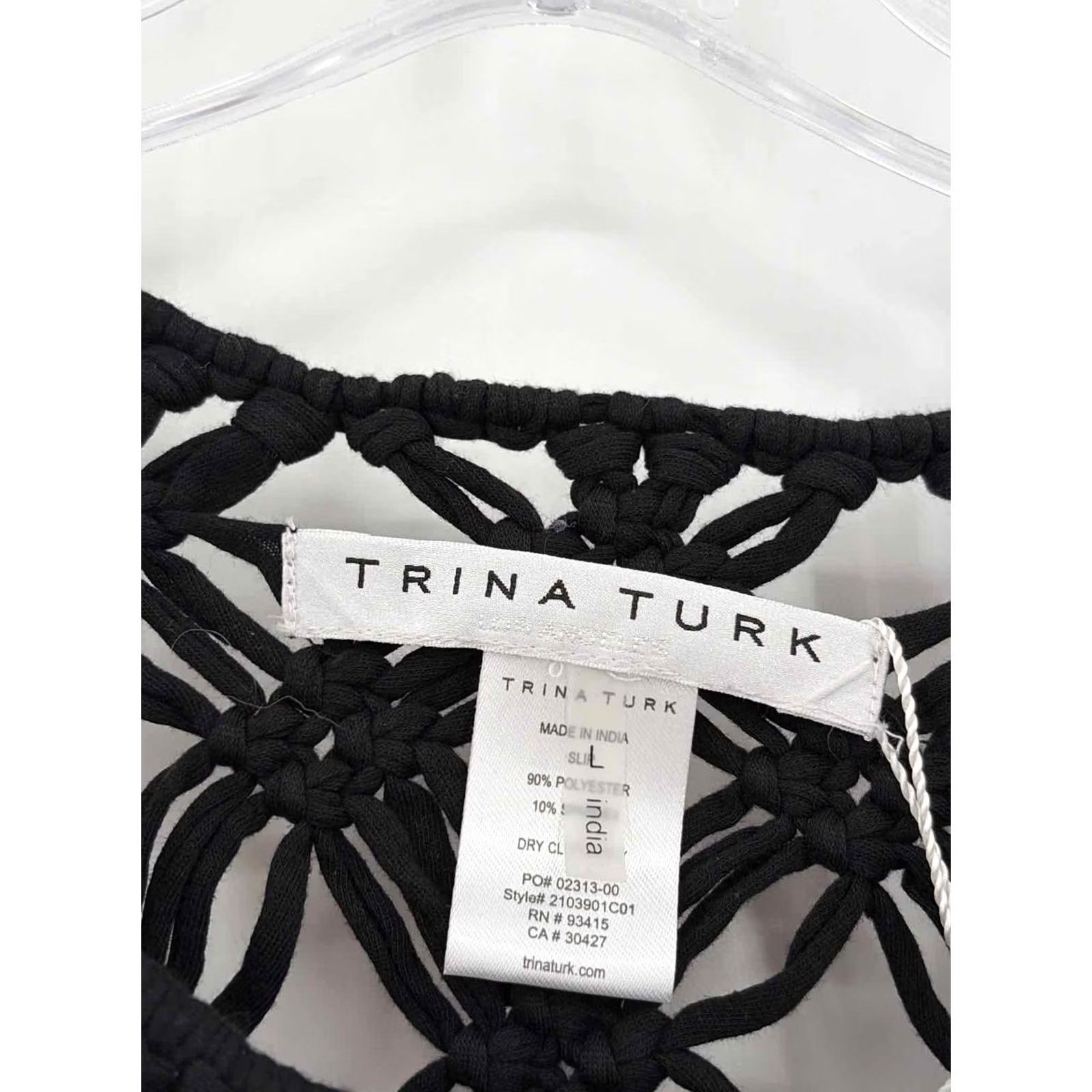 Trina Turk Trina Turk Black Maxi Sleeveless Dress Large Size L / US 10 / IT 46 - 3 Thumbnail