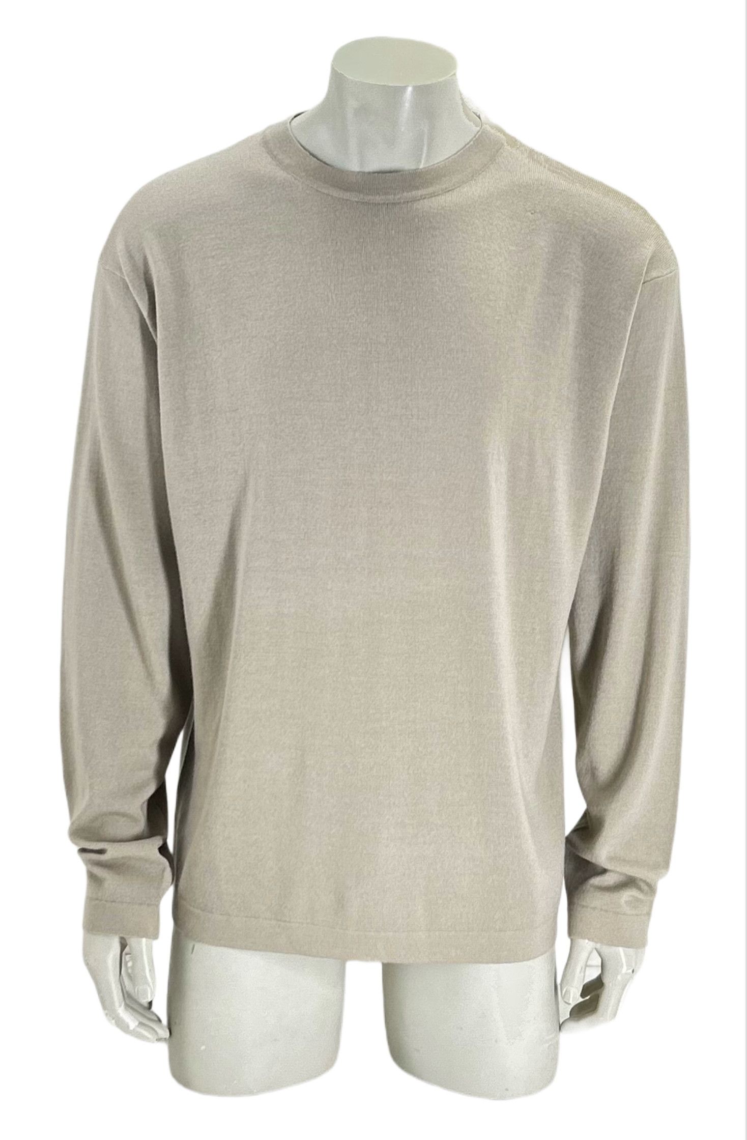 C.P. Company CP Company Light Beige Crew Neck Knitwear Size US L / EU 52-54 / 3 - 1 Thumbnail