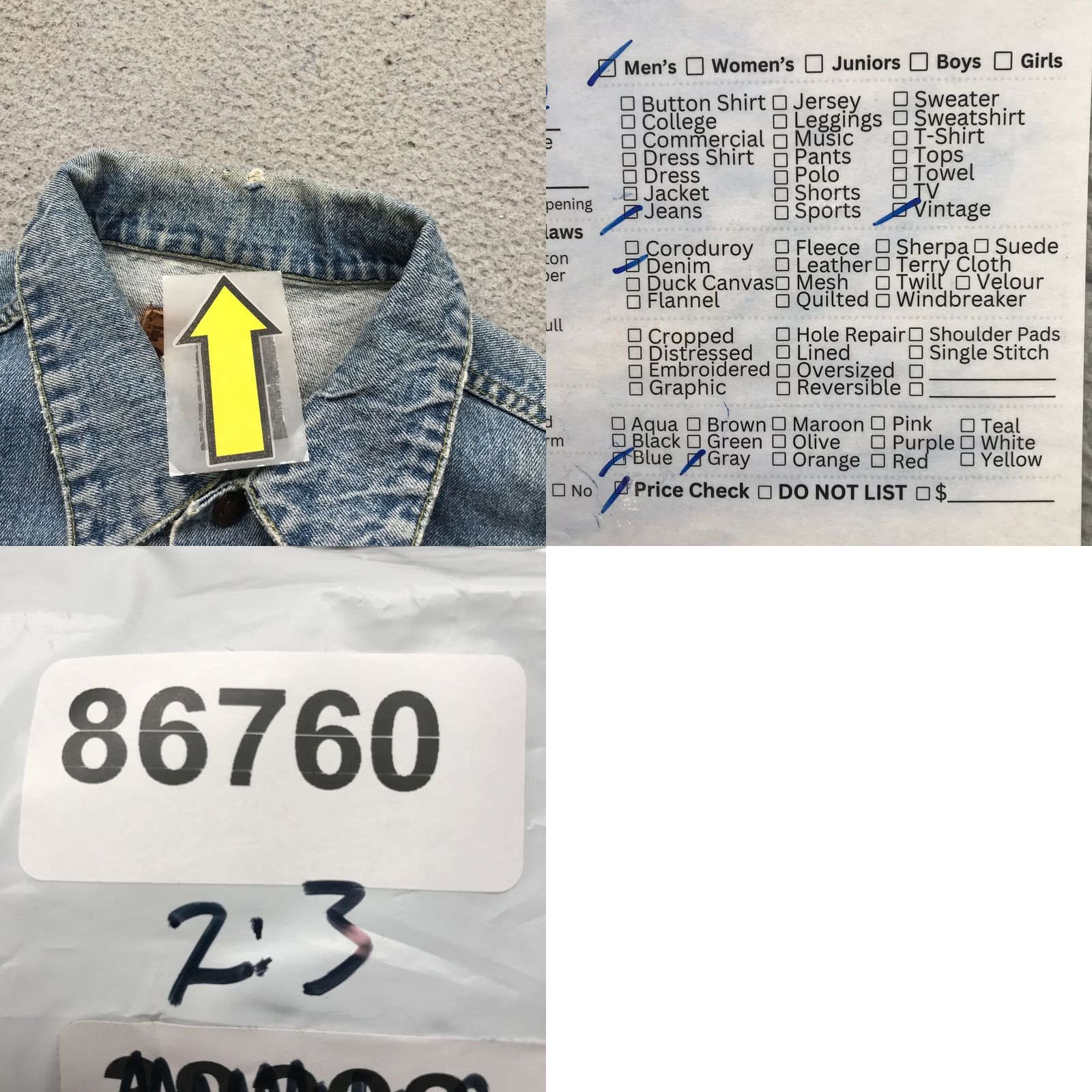 Denime VINTAGE Reliq Denim Trucker Jacket Women's L Long Sleeve Pocket Blue Gray Denim Trucker Jacket Womens L Regular Fit Button Closure Casual Mens? Size L / US 10 / IT 46 - 8 Thumbnail