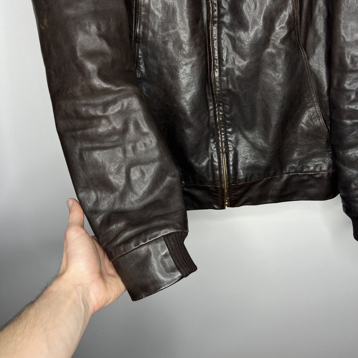 SERAPHIN Seraphin Manufacture Lamb Leather Cupro Jacket Brown Size US M / EU 48-50 / 2 - 8 Thumbnail