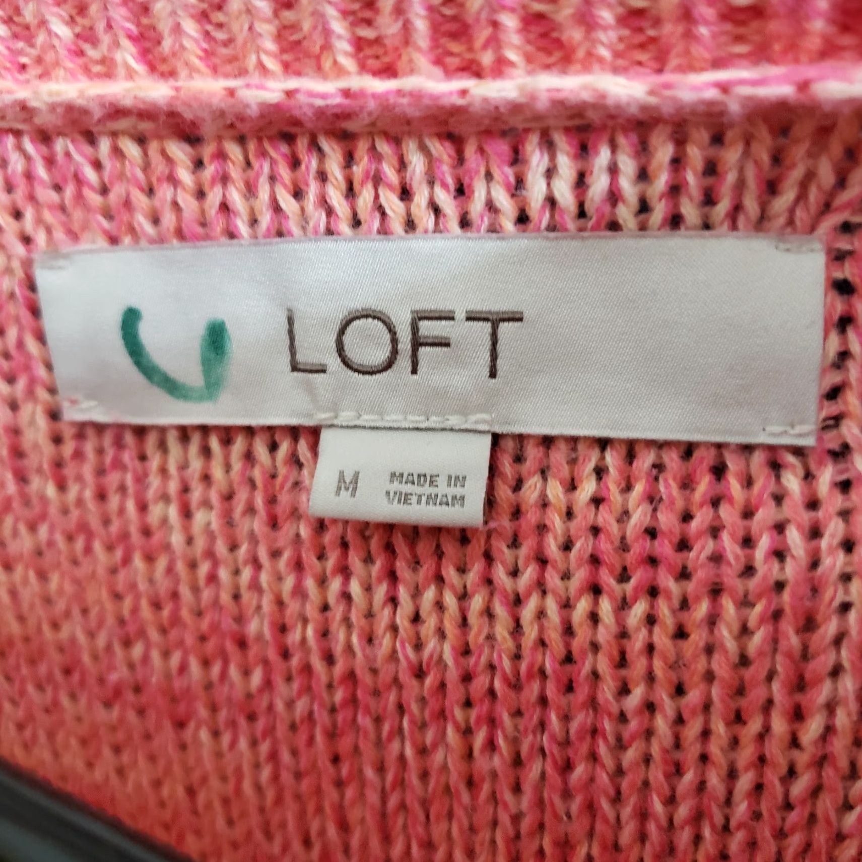 Loft LOFT Ann Taylor Womens Pullover Sweater M Pink Long Sleeve Size M / US 6-8 / IT 42-44 - 5 Thumbnail