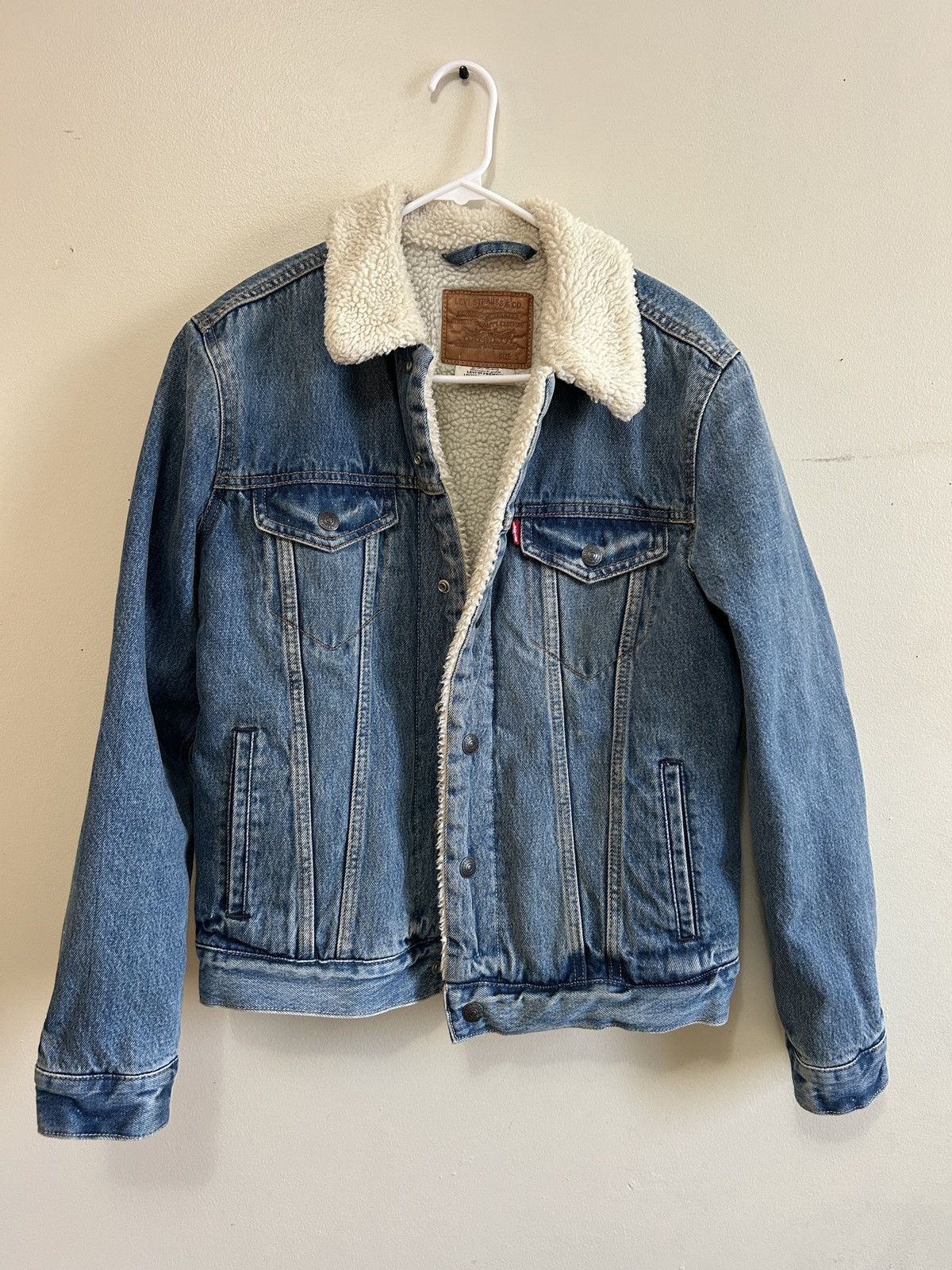 Levi's Levi’s Sherpa Denim Jean Jacket Size US S / EU 44-46 / 1 - 1 Thumbnail