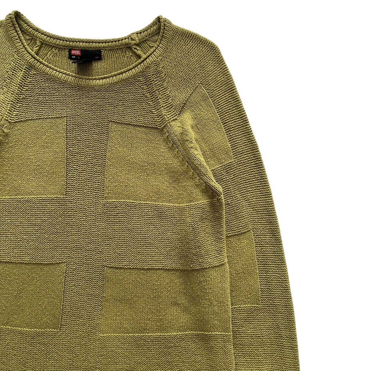 Diesel Olive green knitted diesel knitted sweater Size US M / EU 48-50 / 2 - 2 Thumbnail