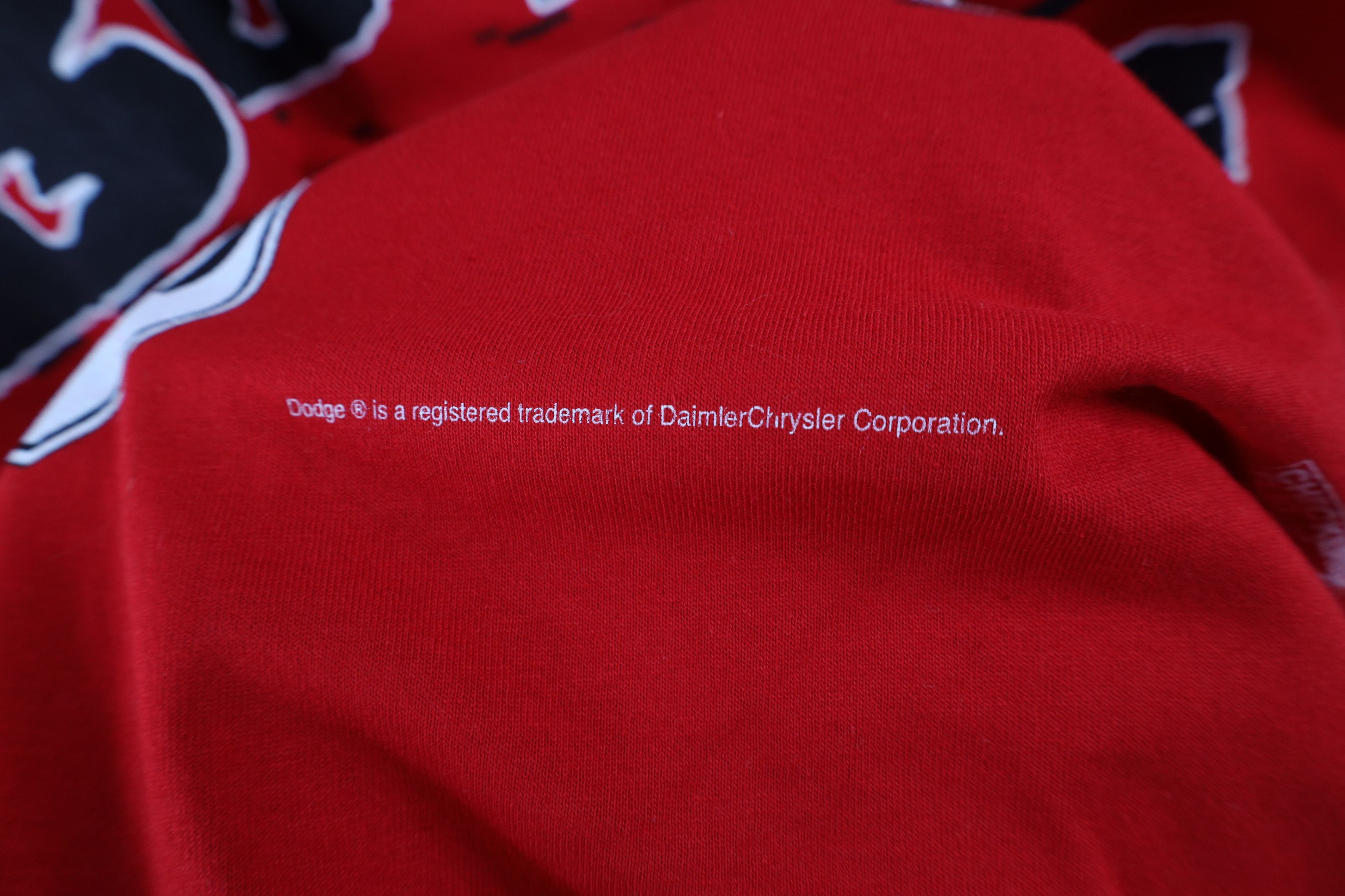 Vintage 90s Heads With A Ram Dodge Ram Racing T-Shirt Red