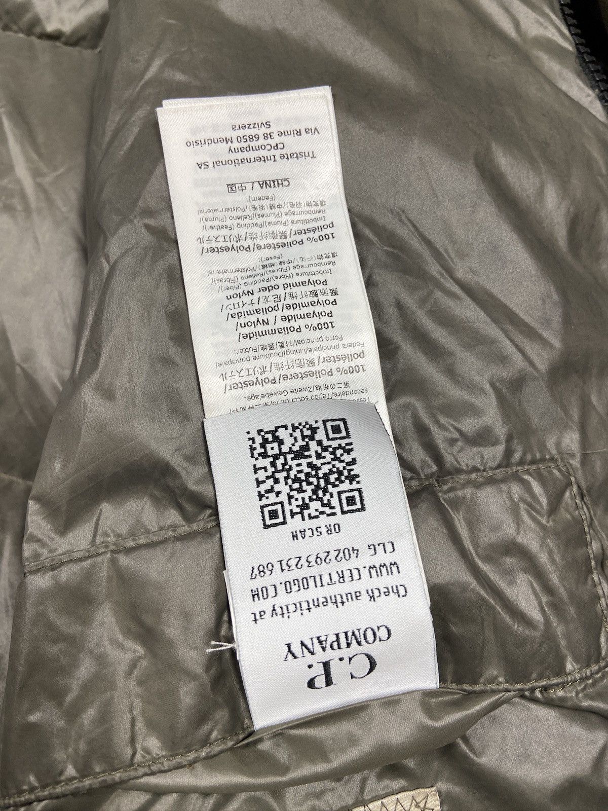 C.P. Company Puffer Jacket Goggle Jacket D.D. Shell Down Jacket Size US S / EU 44-46 / 1 - 13 Thumbnail