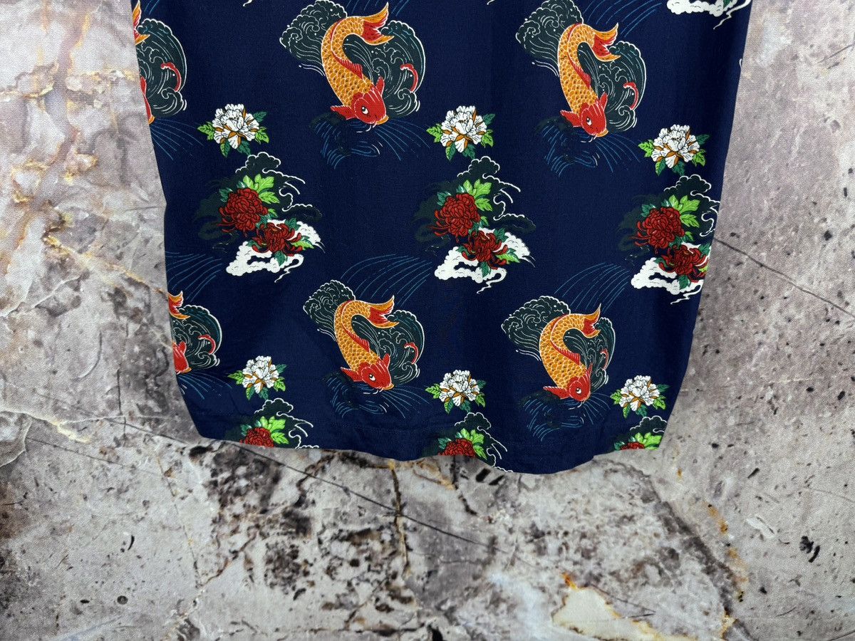 Other Porter + Ash Koi Fish Hawaiian Shirt Short Sleeve Button Up Size US M / EU 48-50 / 2 - 11 Thumbnail