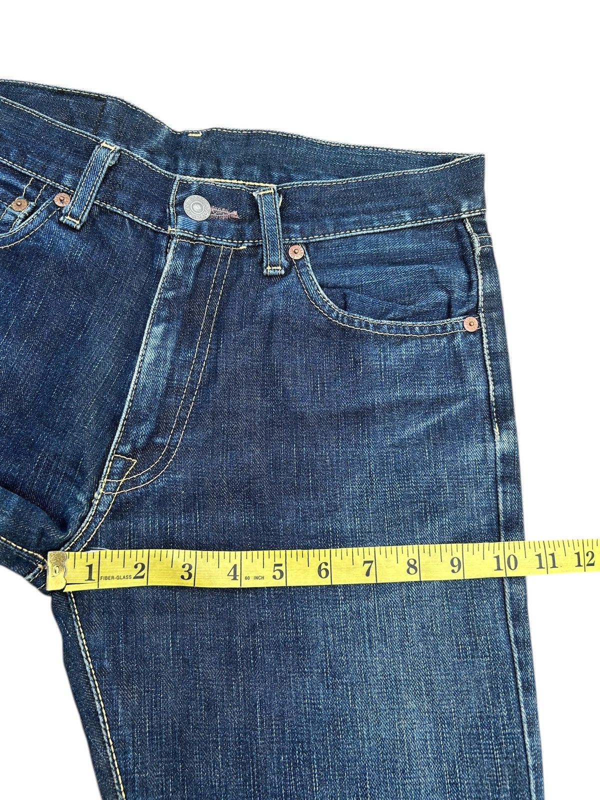 Kapital Vintage Tokyo Jeans Handcraft Snake Skin Pocket Denim Jeans Size US 30 / EU 46 - 14 Thumbnail