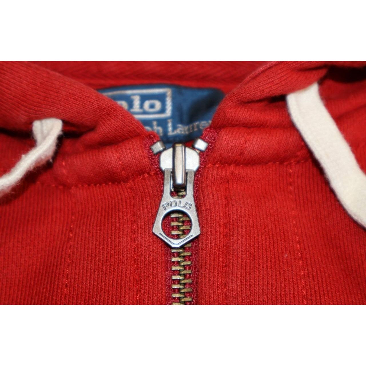 Ralph Lauren Vintage Polo Ralph Lauren Hooded Full Zip Up Jacket Red Size US L / EU 52-54 / 3 - 6 Thumbnail