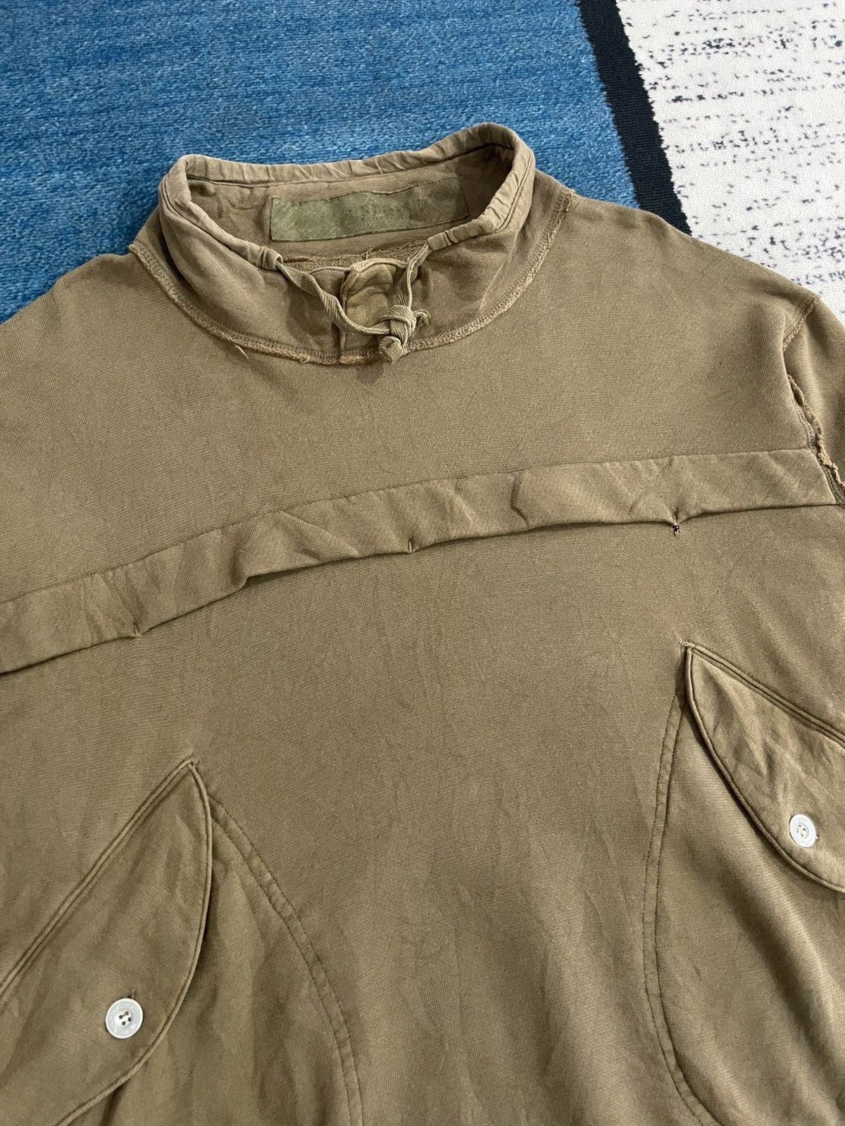 Vintage Vintage RNA Inc Military Style Drawstring Jumper Sweatshirt Size US XL / EU 56 / 4 - 6 Thumbnail