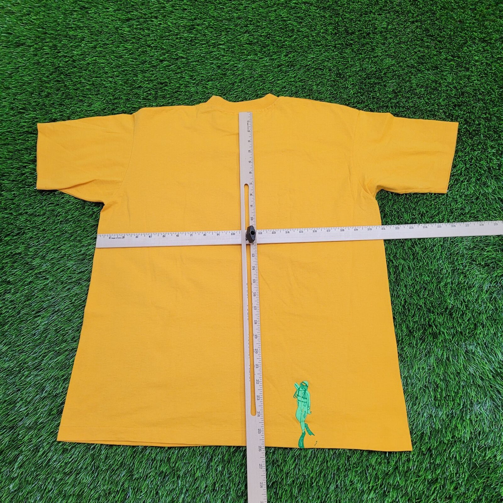 Hanes Vintage 80s Florida Parrot Shirt M/L 21x26 Yellow Size US L / EU 52-54 / 3 - 3 Thumbnail
