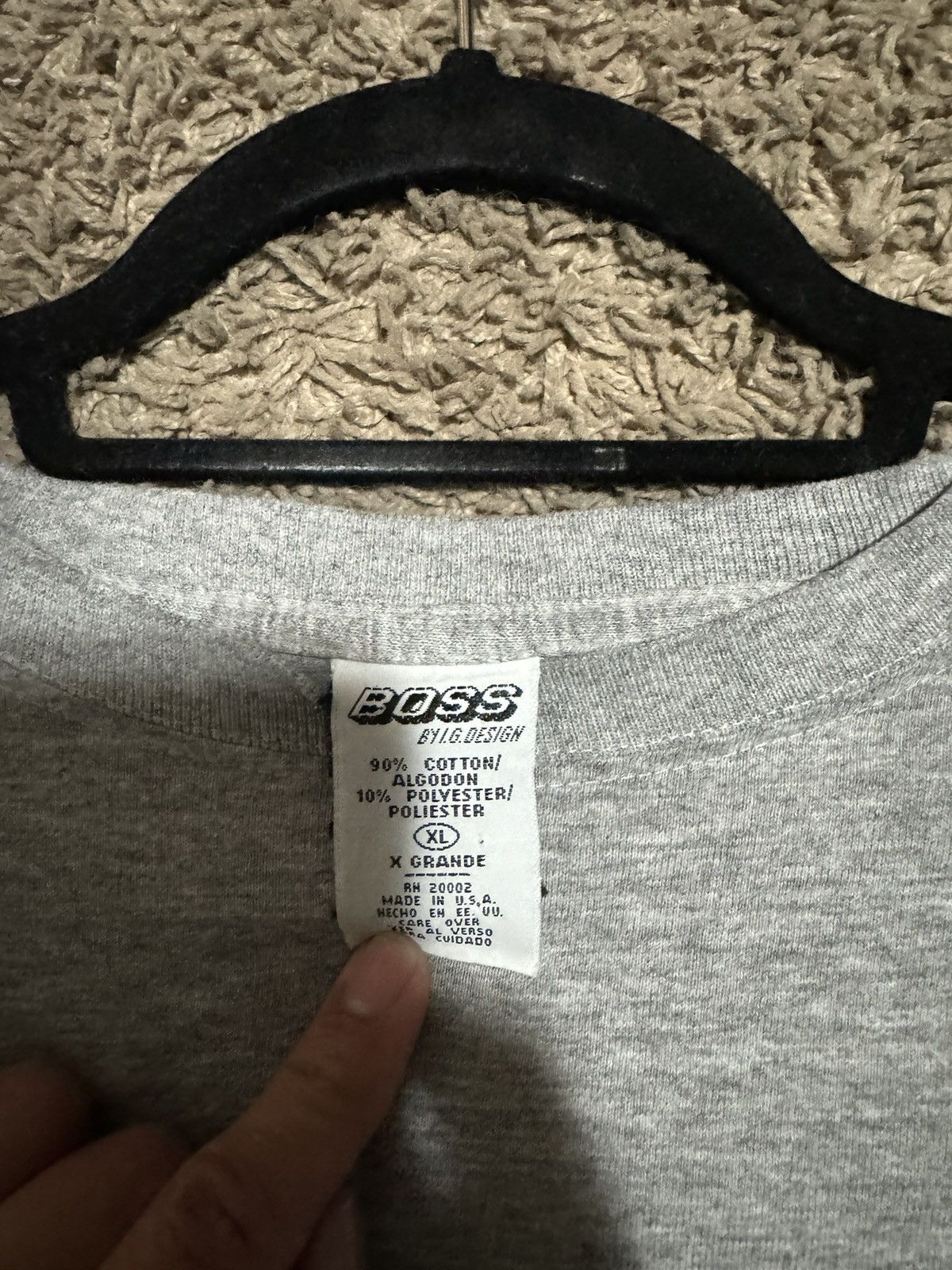 Vintage BOSS vintage shirt Size US XL / EU 56 / 4 - 2 Thumbnail