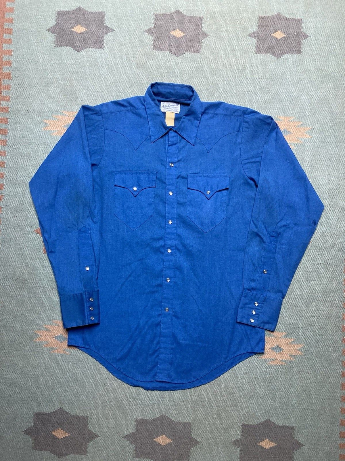 Vintage Pearl snap shirt Rockmount western cowboy medium