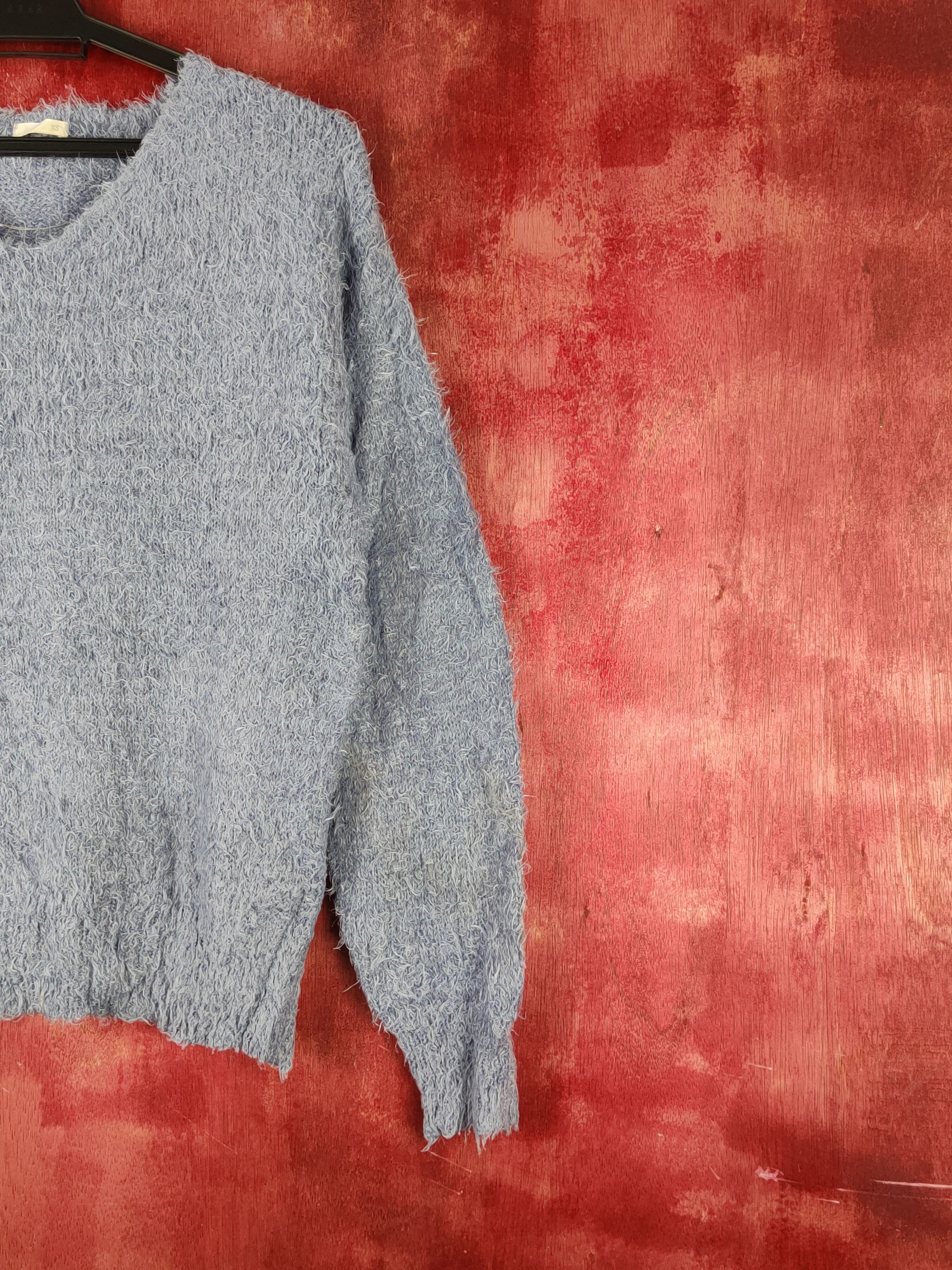 GU × Vintage Cool and vintage GU Purple Fur Mohair Knitwear Size XS / US 0-2 / IT 36-38 - 5 Thumbnail